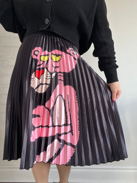 Pink Panther Pleated Skirt - Size M/L