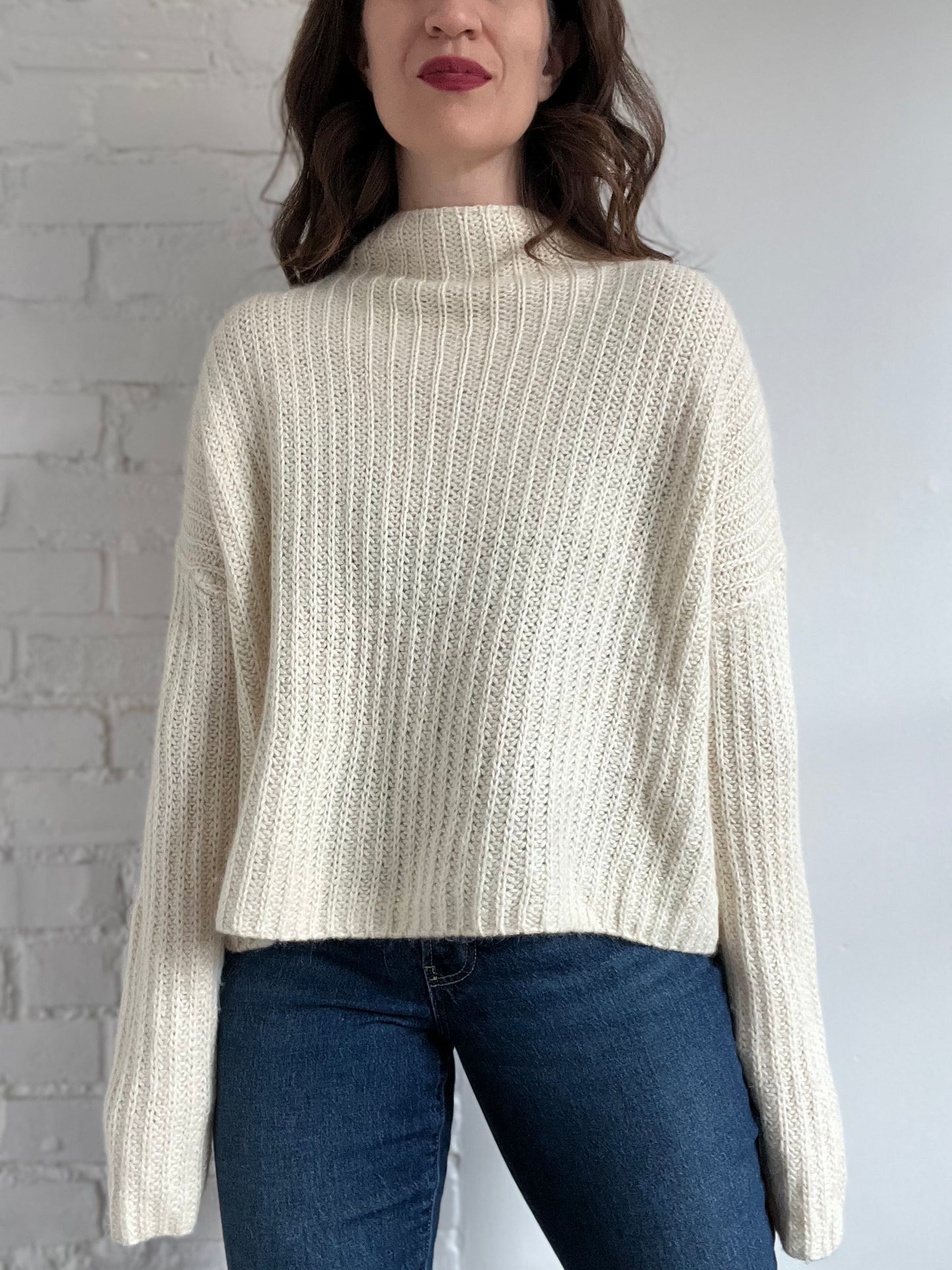 SIMON MILLER Mockneck Sweater - S (oversized)