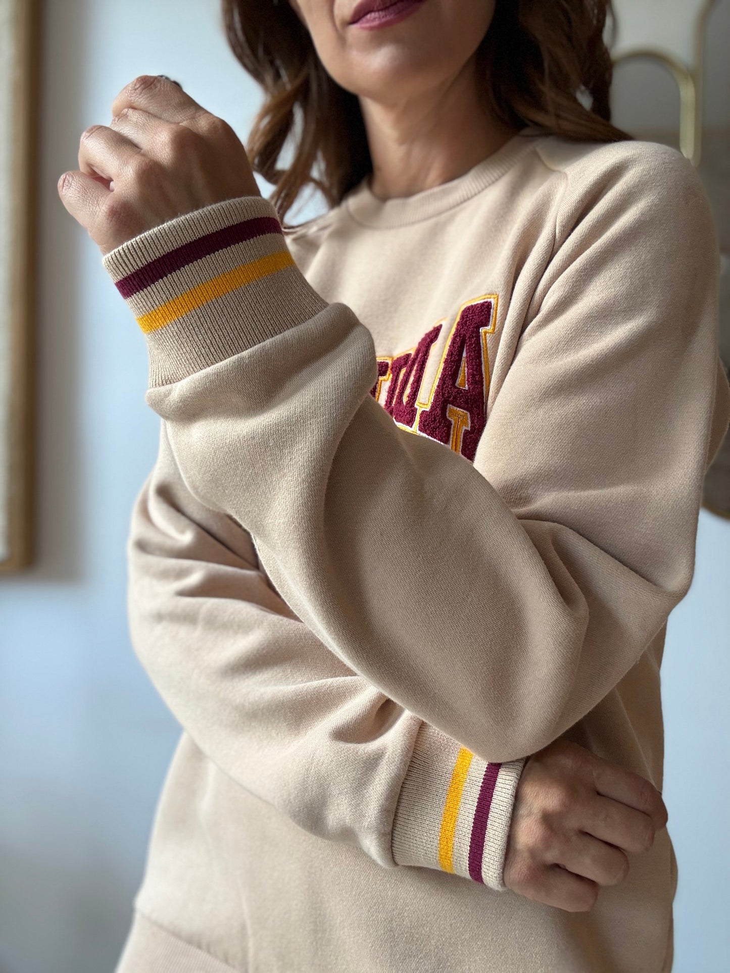 Adidas Originals Varsity Sweatshirt - Size S (Mens)