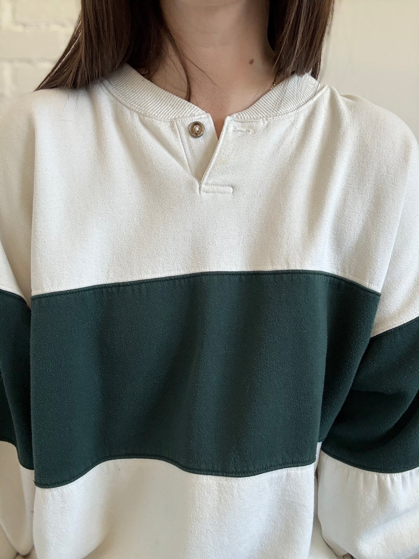 Vintage Rugby Crewneck Sweater - Sz. XL