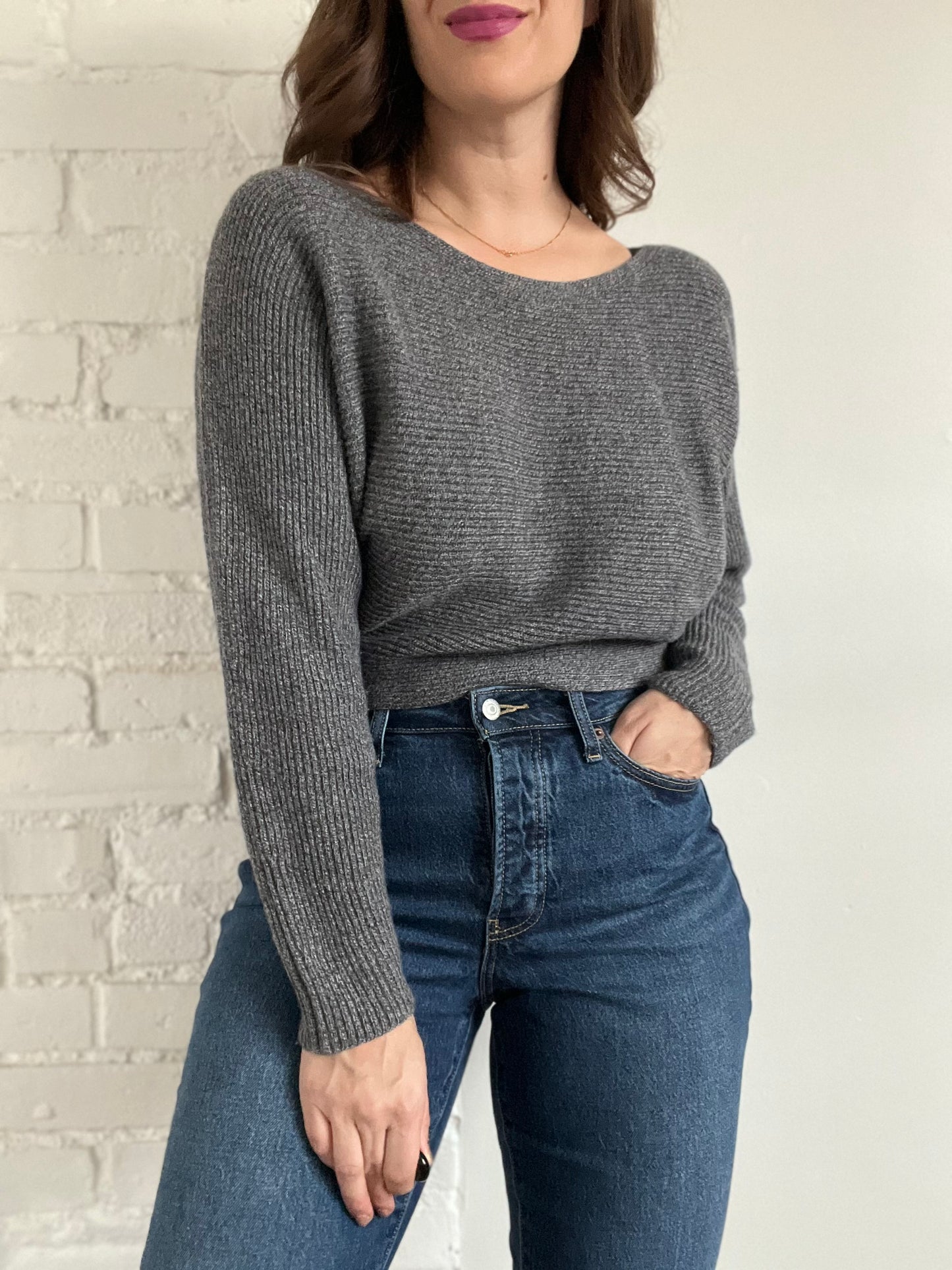 Aritzia Wilfred Italian-Yarn Sweater - L