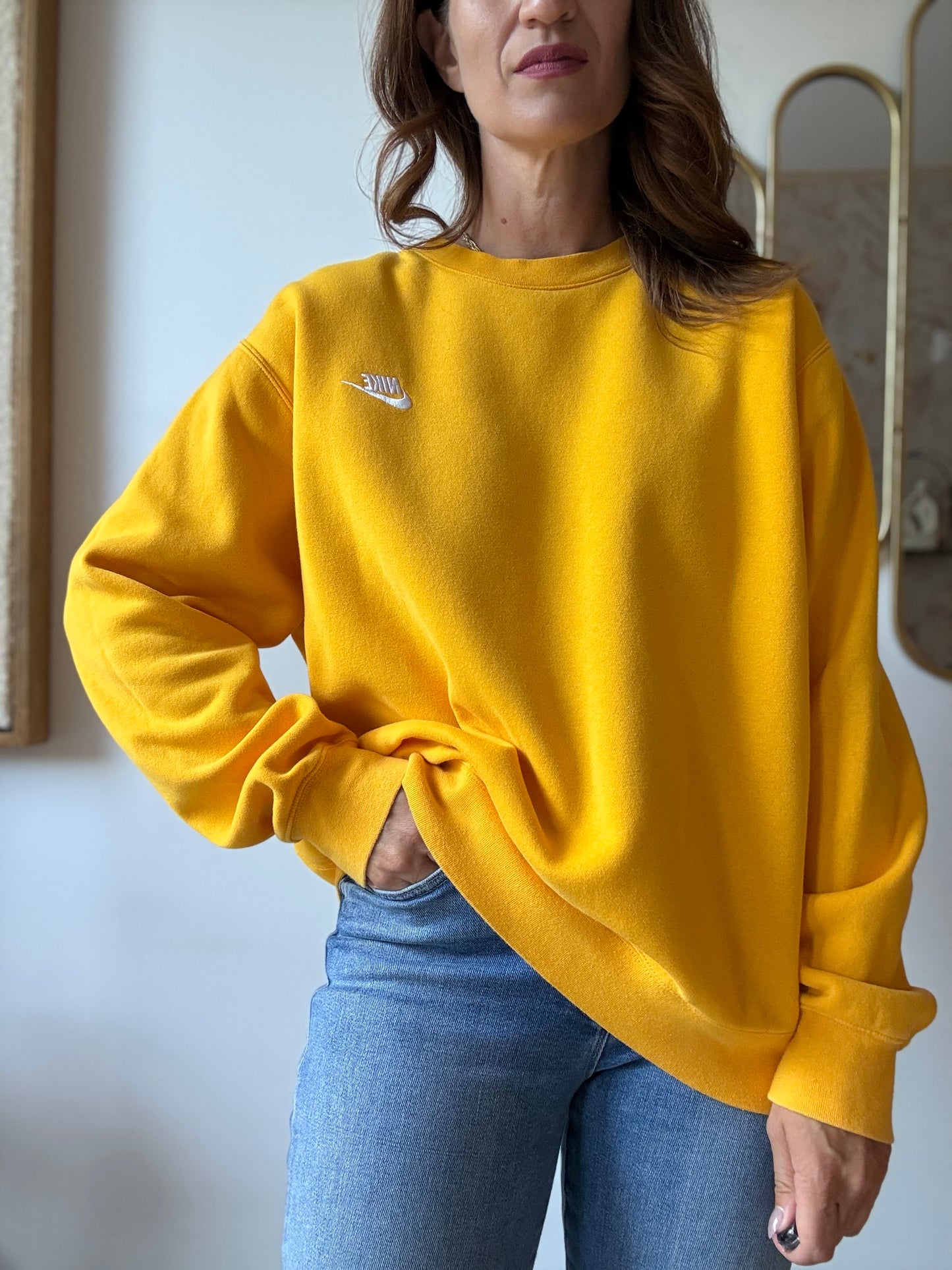 Nike Sportswear Club Fleece Sweatshirt - Size L (oversized)