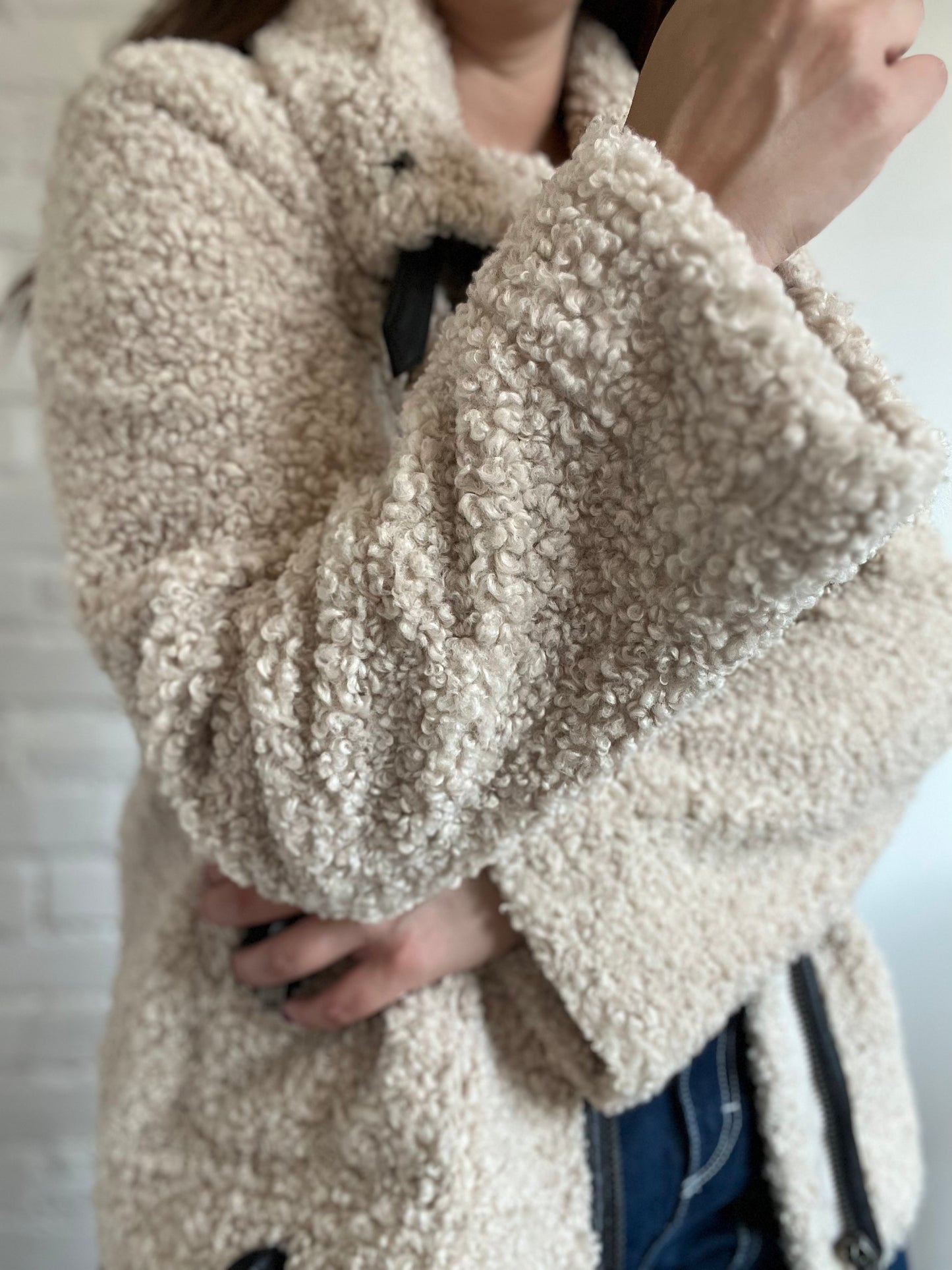 Teddy Faux Fur Coat - L/XL