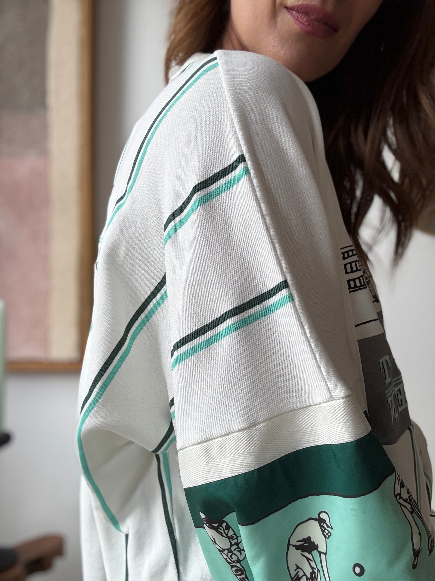 Retro Adidas Cricket Crew Sweatshirt - Size Large