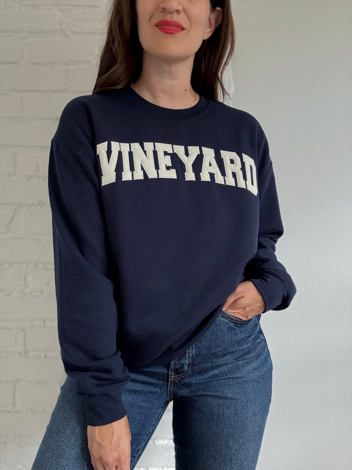 Vintage Vinyard Crewneck Sweater - Size M/L