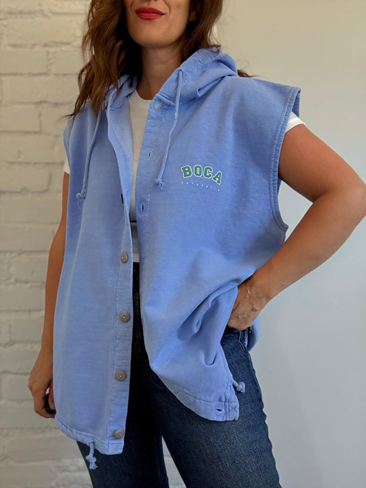 Vintage BOCA Hoodie Vest - Size XL