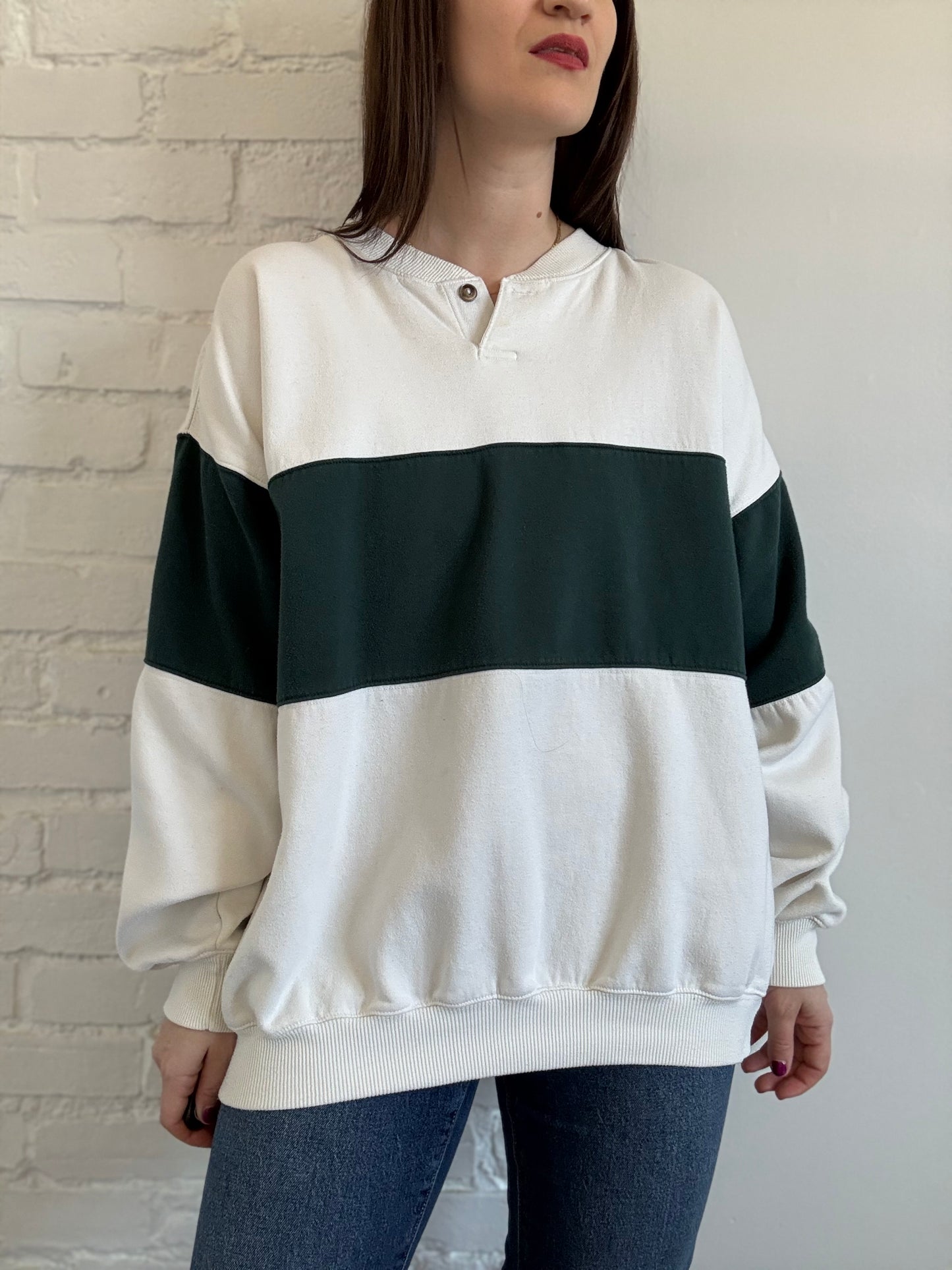 Vintage Rugby Crewneck Sweater - Sz. XL