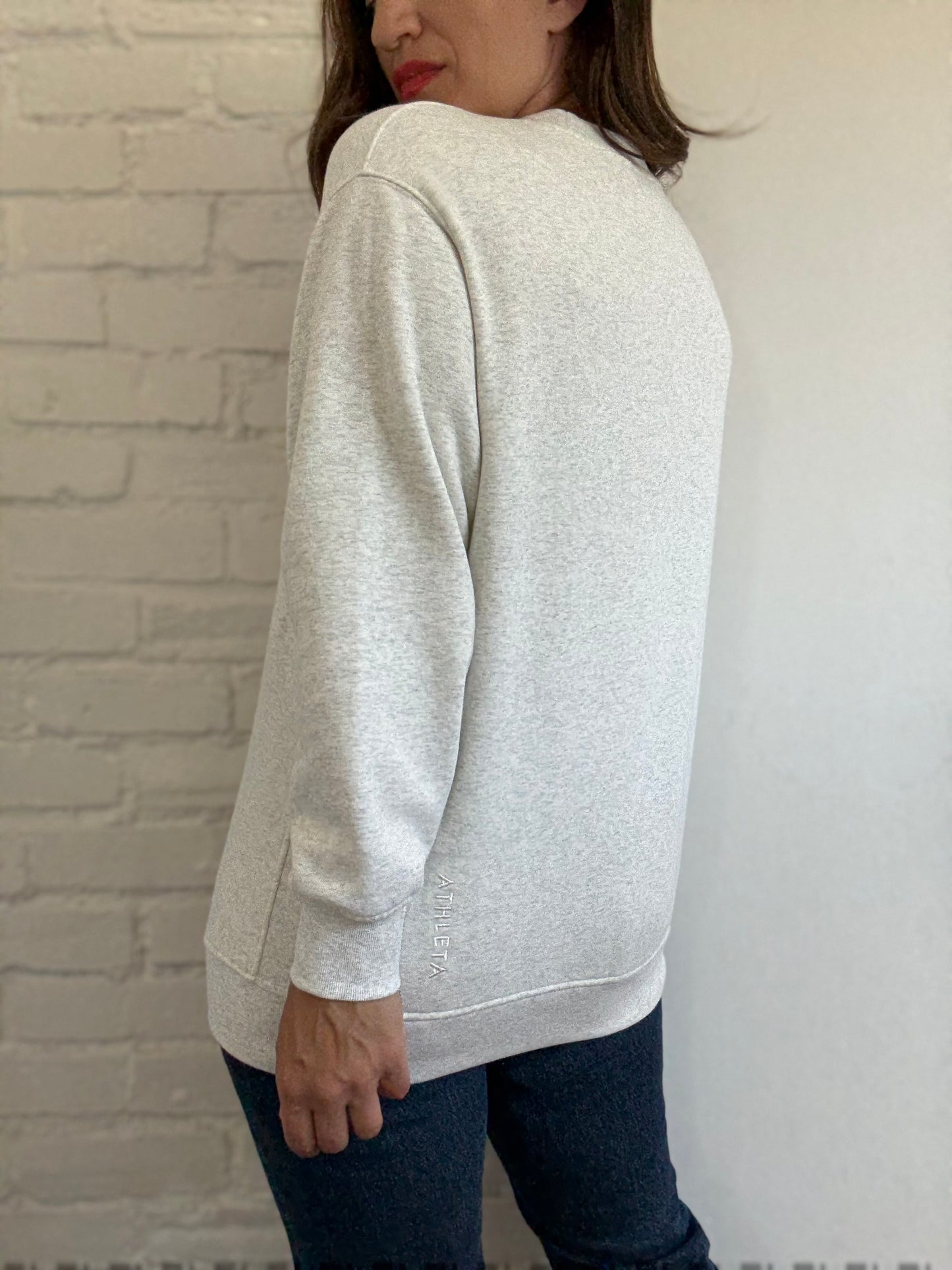 Athleta Forever Fleece Crewneck - Size XS (oversized)