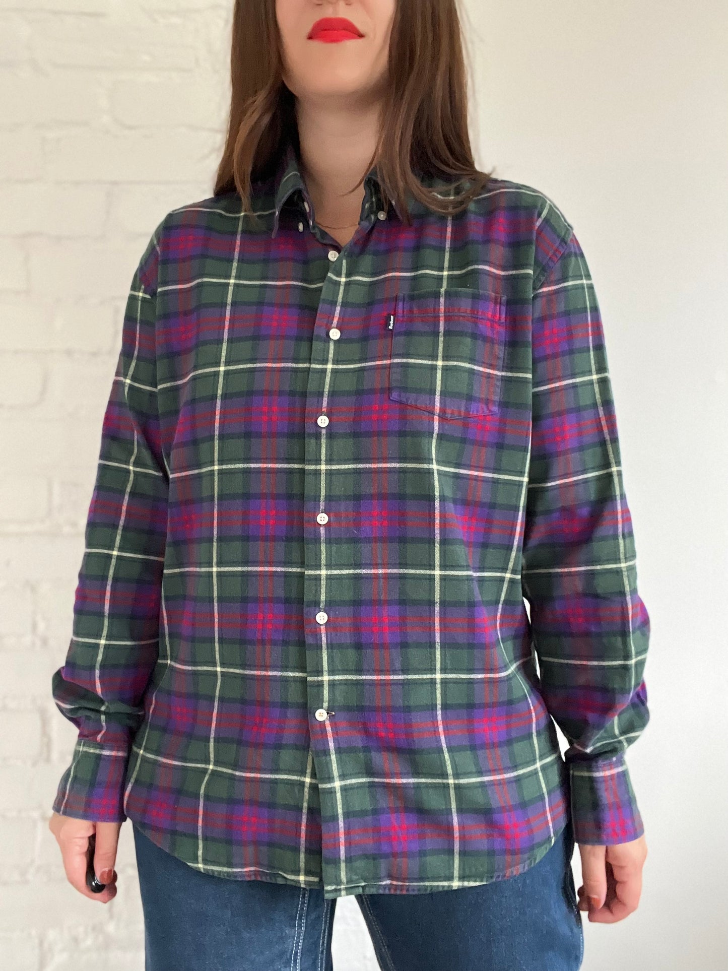 Barbour Tartan Flannel Shirt - L/XL