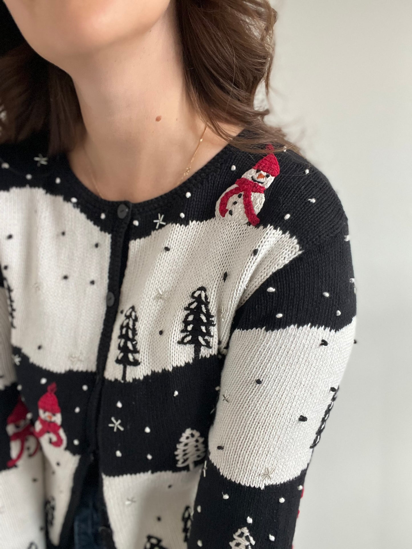 Let It Snow Holiday Sweater - S