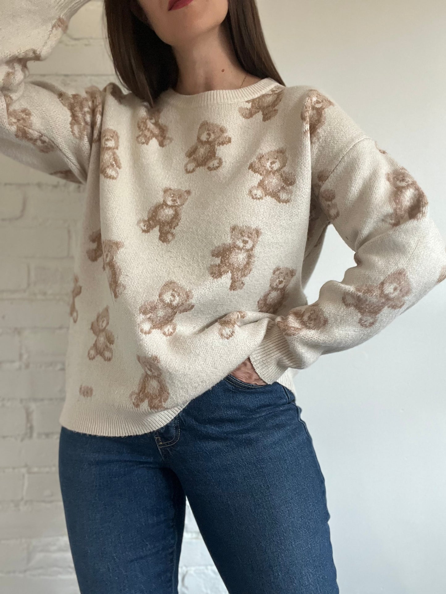 Teddy Bear Sweater - Size M