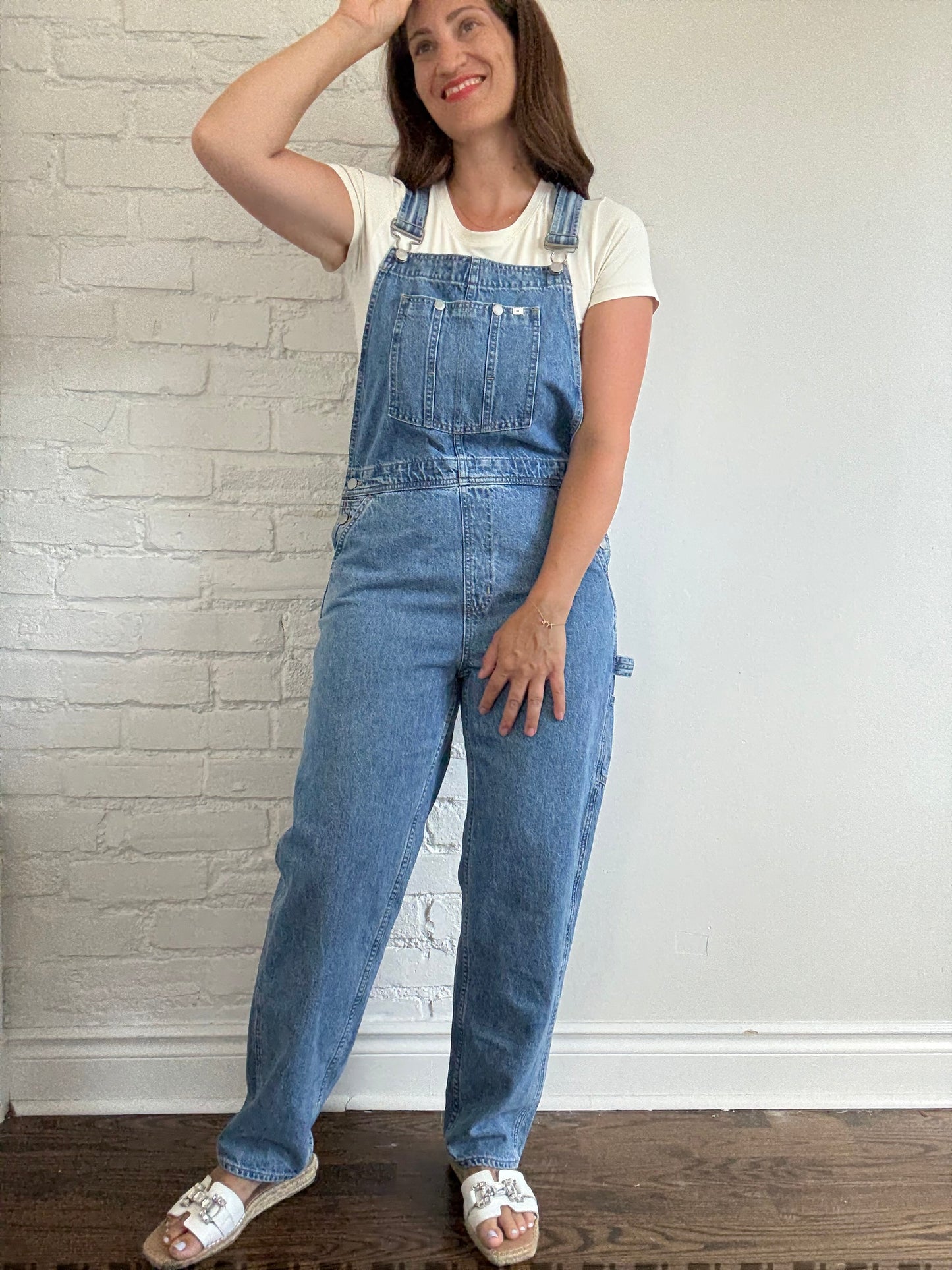 Sunday Best Utility Denim Overalls - Size M