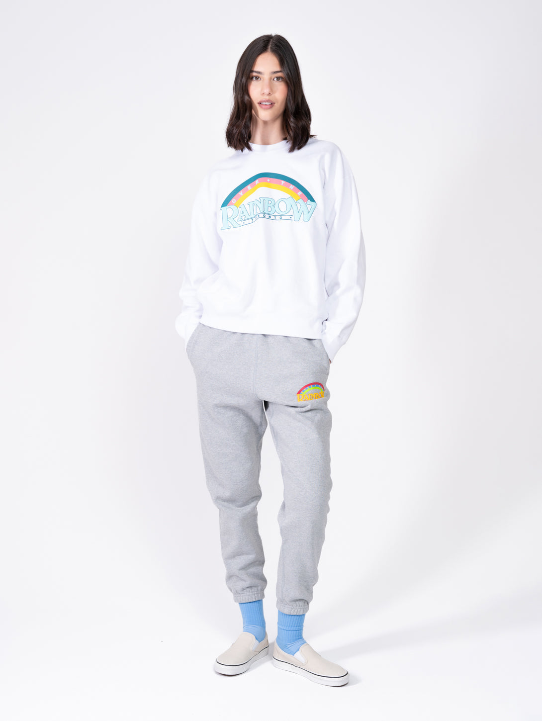 Unisex Benson x Rainbow Crew Sweat Top - Size L