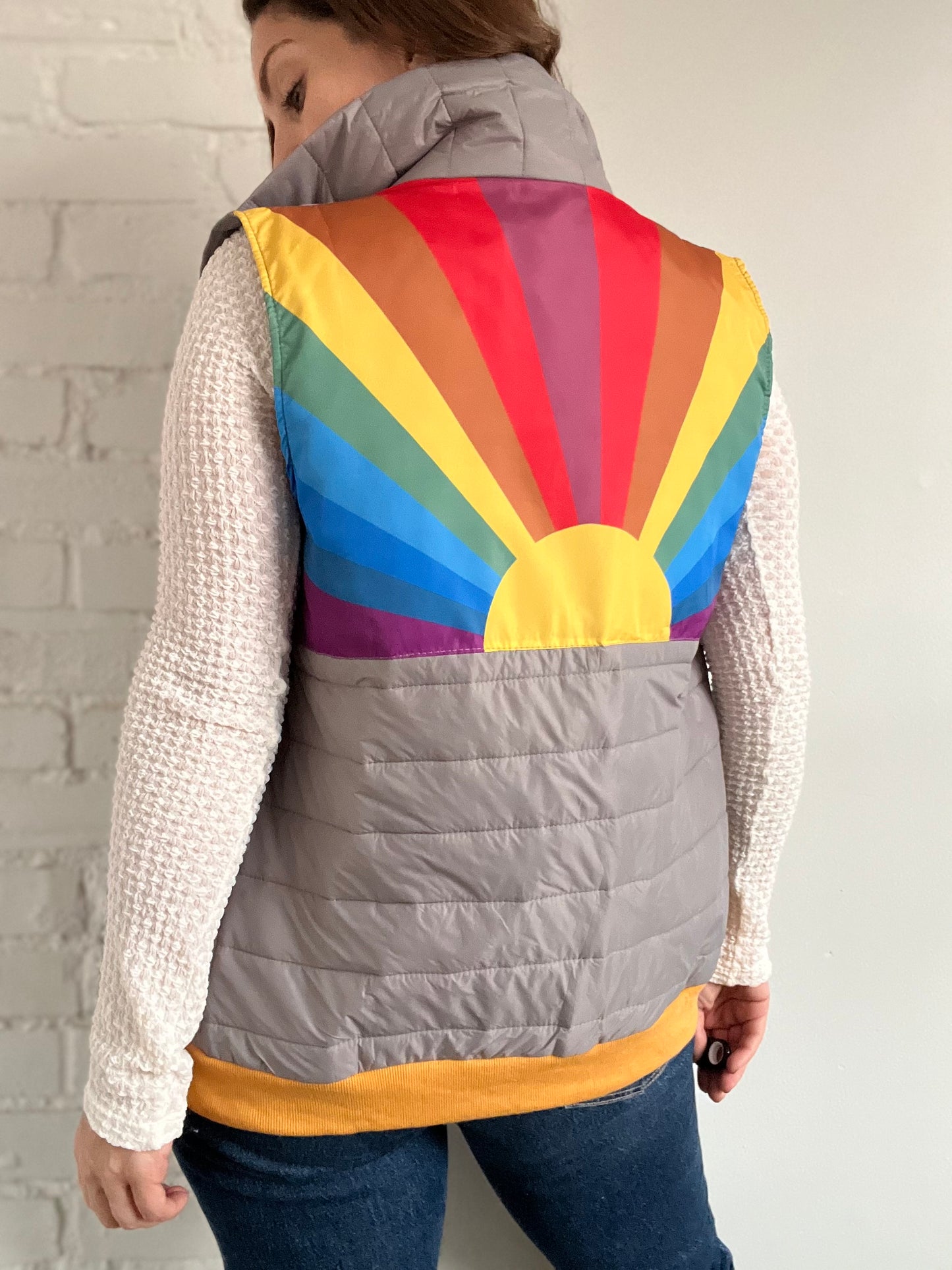 Sunburst Puff Vest - S/M