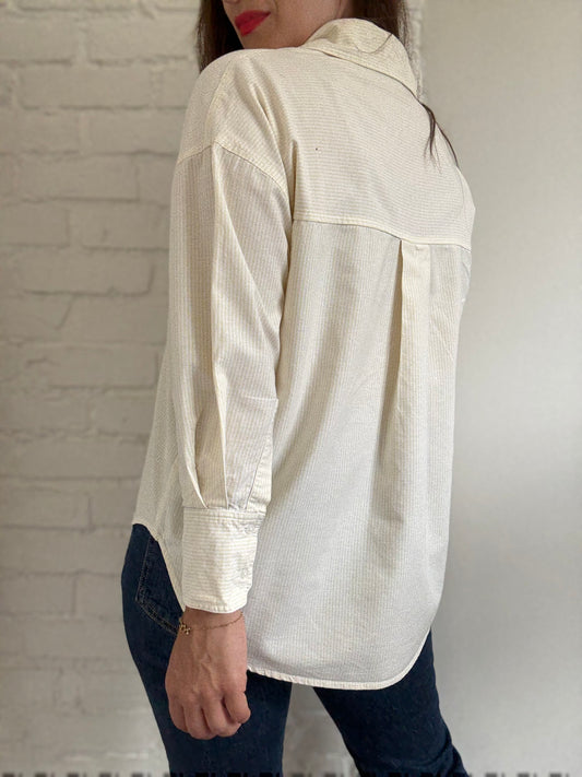 Butter-Yellow Oxford Shirt - Size S/M