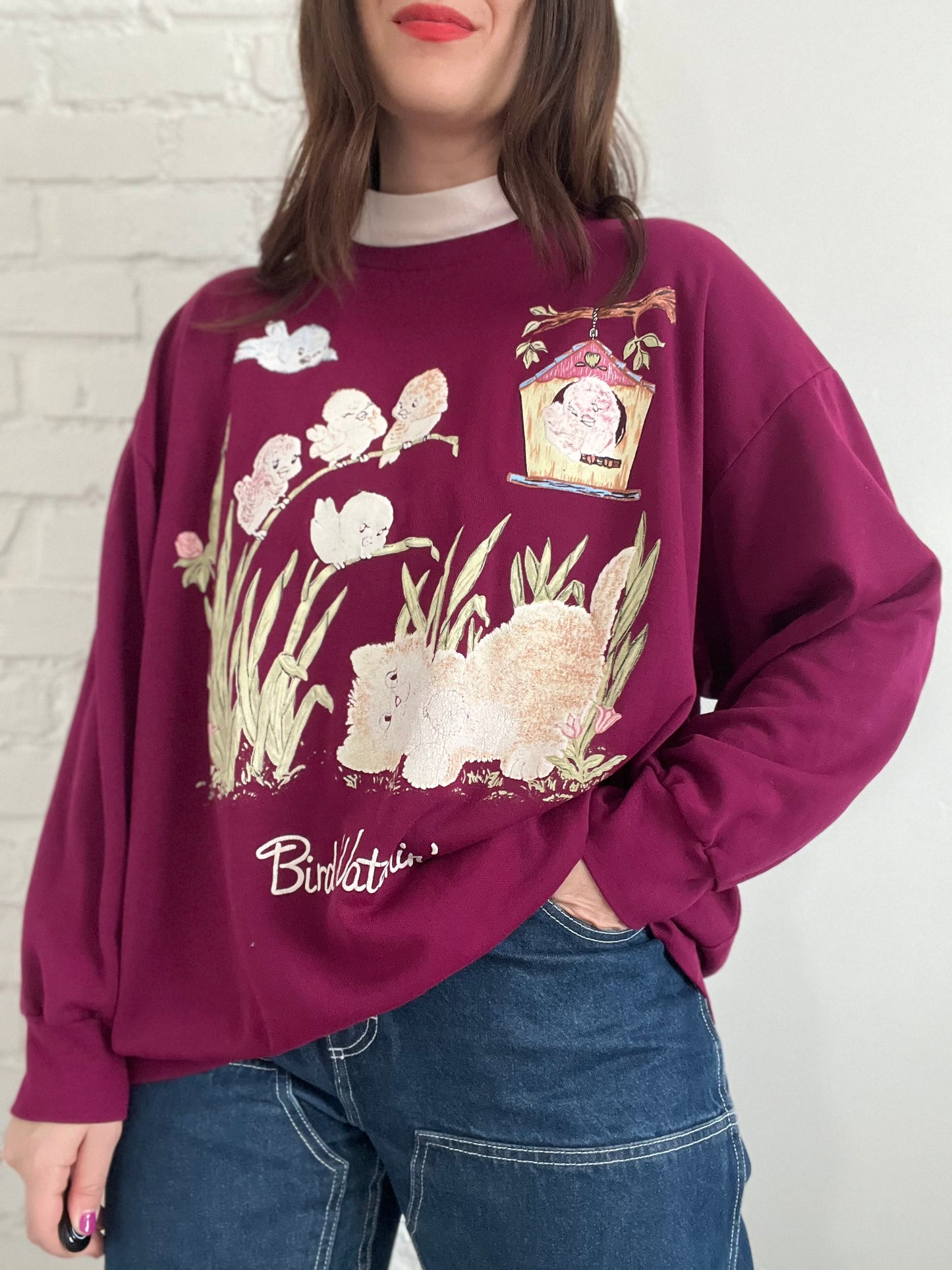 Bird Watchin' Sweater - Size XXL