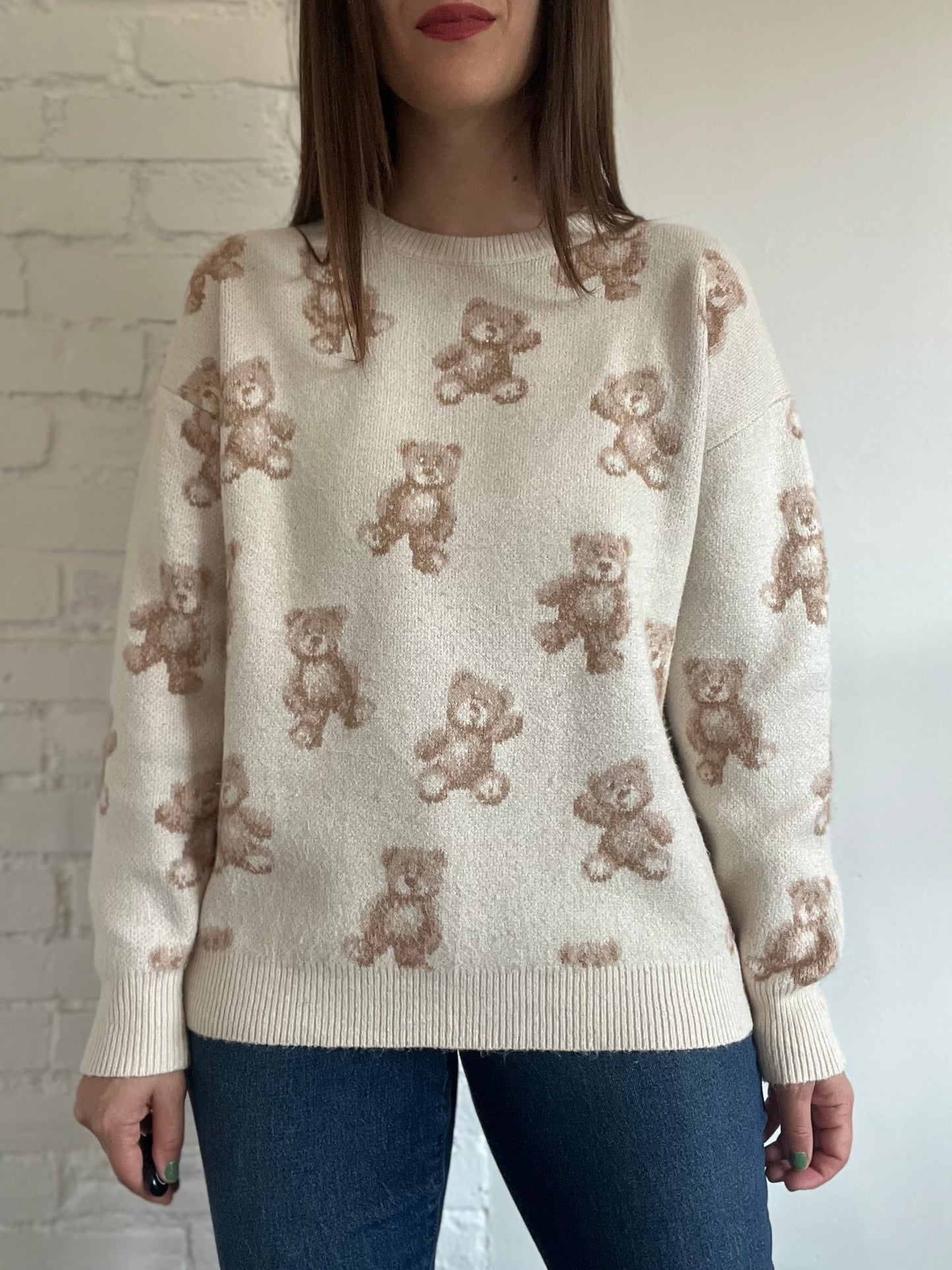 Teddy Bear Sweater - Size M