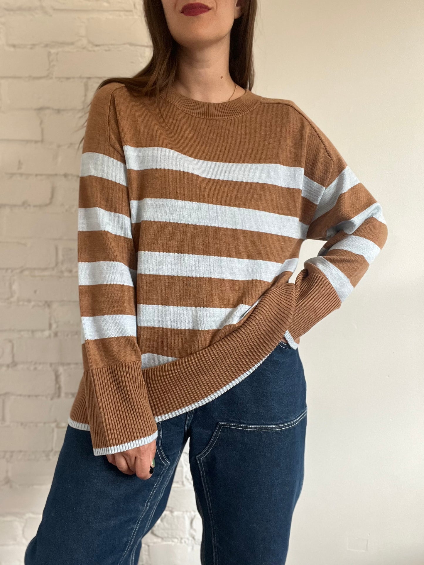 COS Oversized Stripe Sweater - Size S (Oversized)