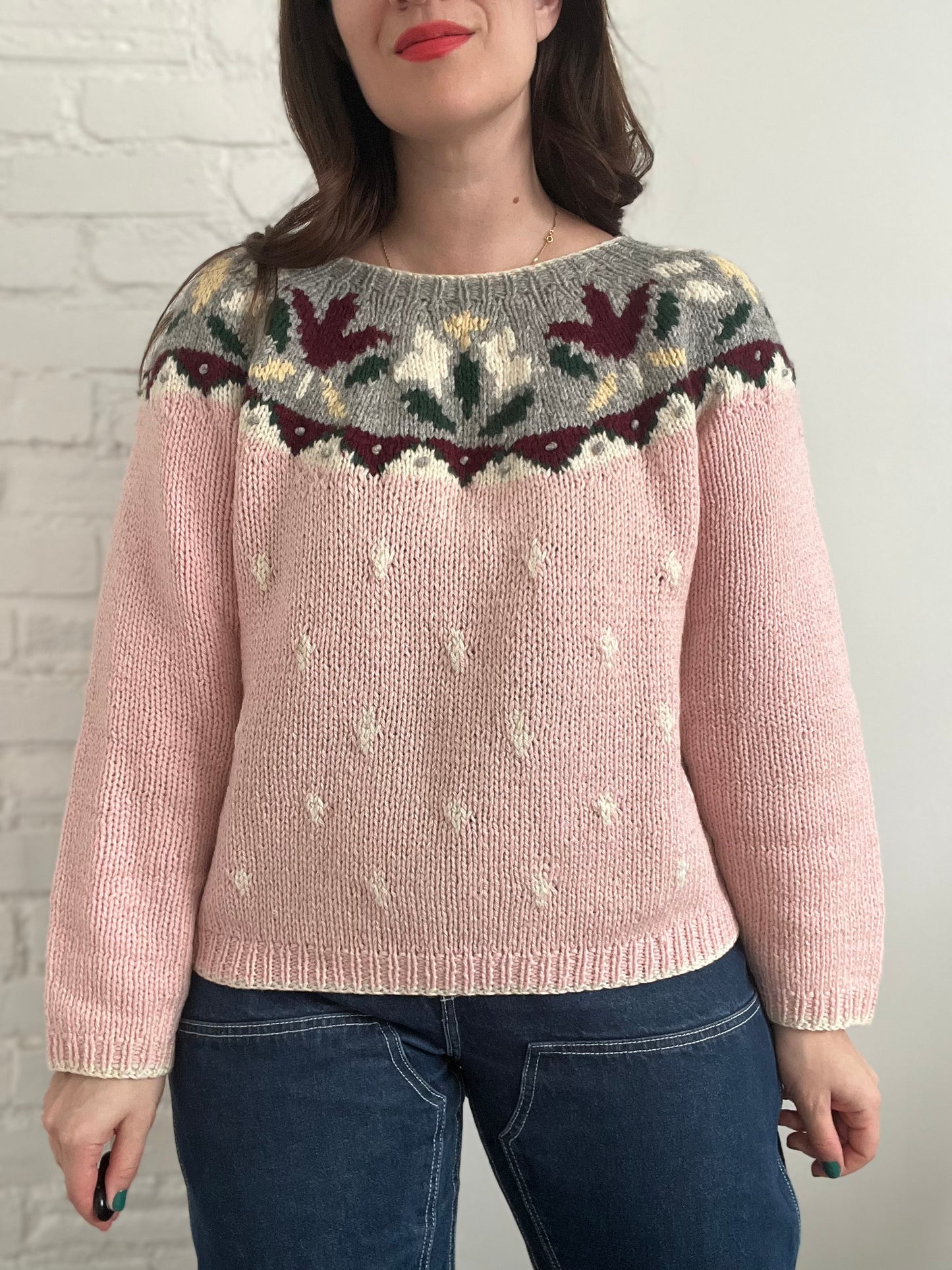 Pink Apres Ski Knit - S/M