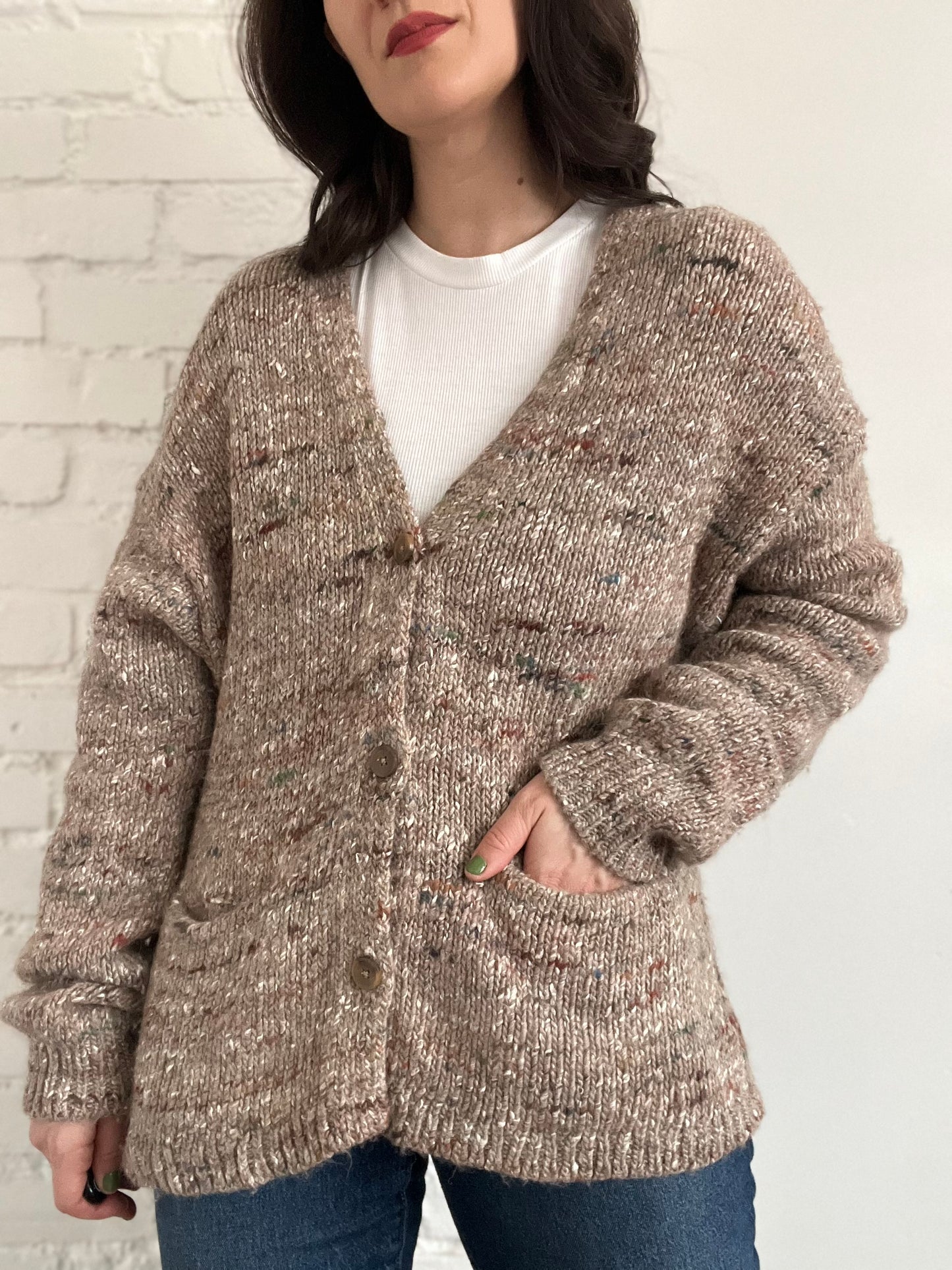 Wilfred Relaxed Knit Cardigan  - XS (oversized)