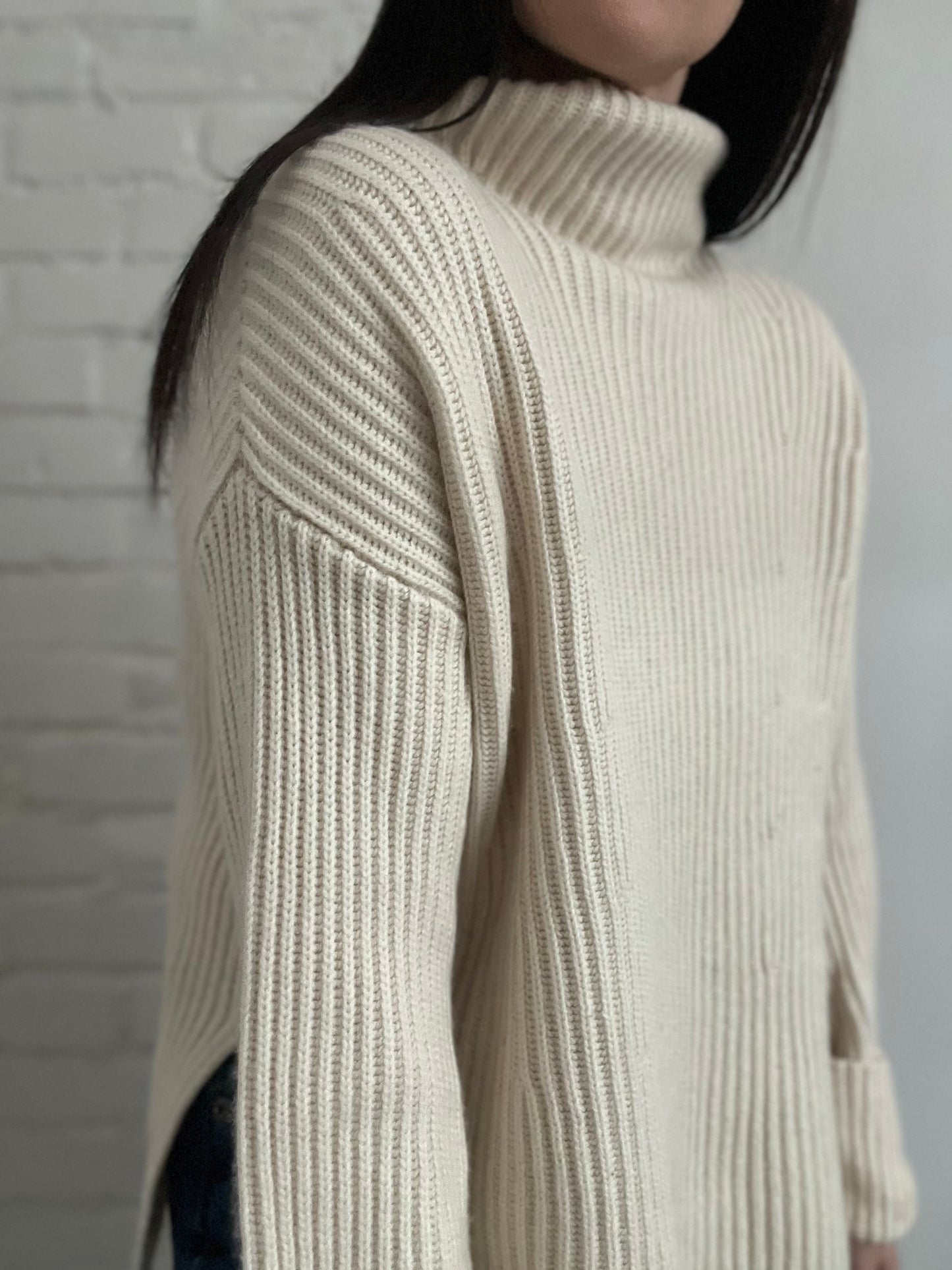 Cashmere Turtleneck Sweater - S (oversized)