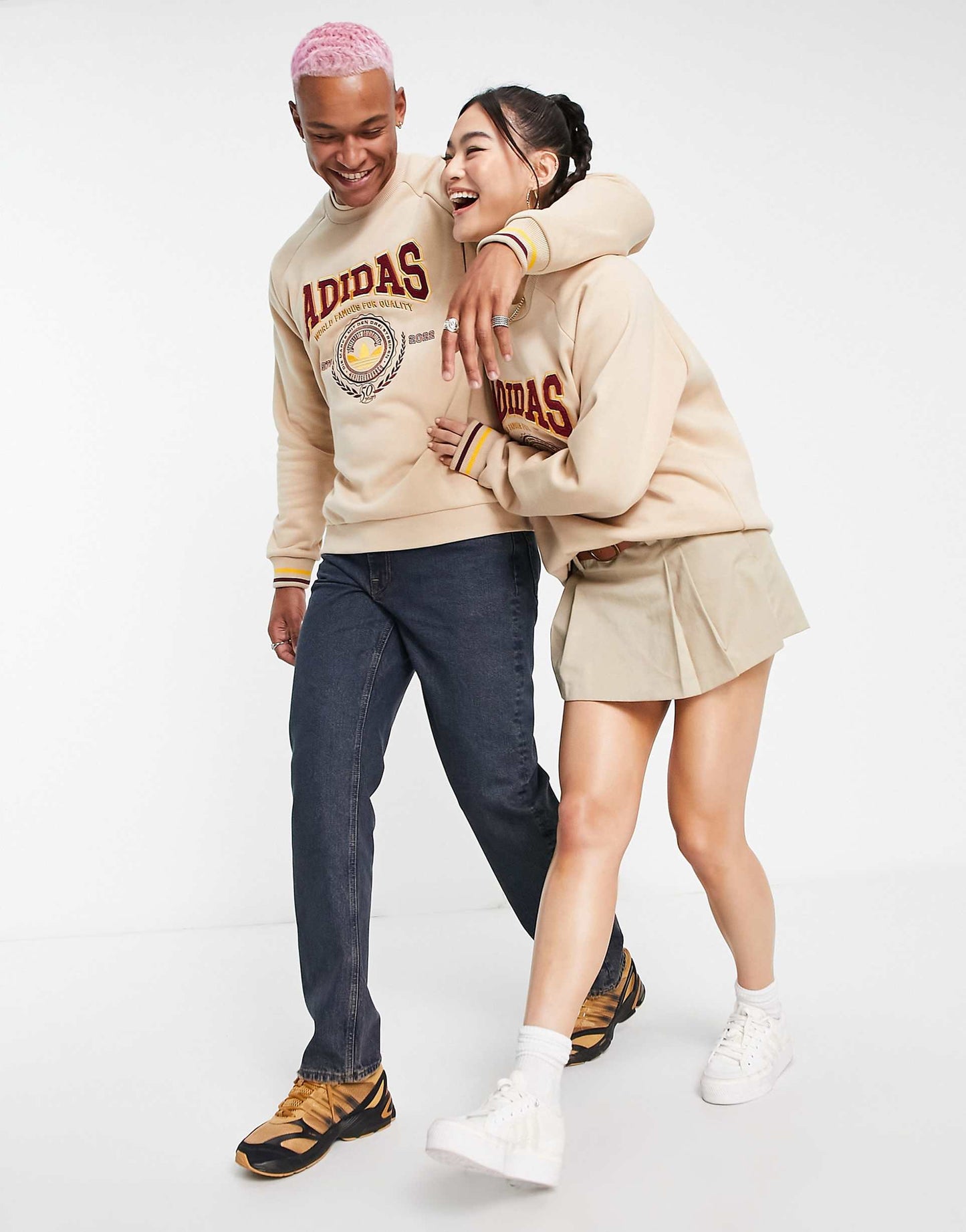 Adidas Originals Varsity Sweatshirt - Size S (Mens)