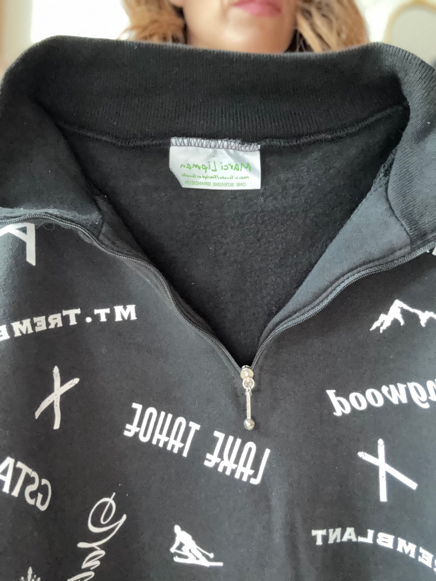 Vintage Marci Lipman Ski Sweatshirt - Size L/XL