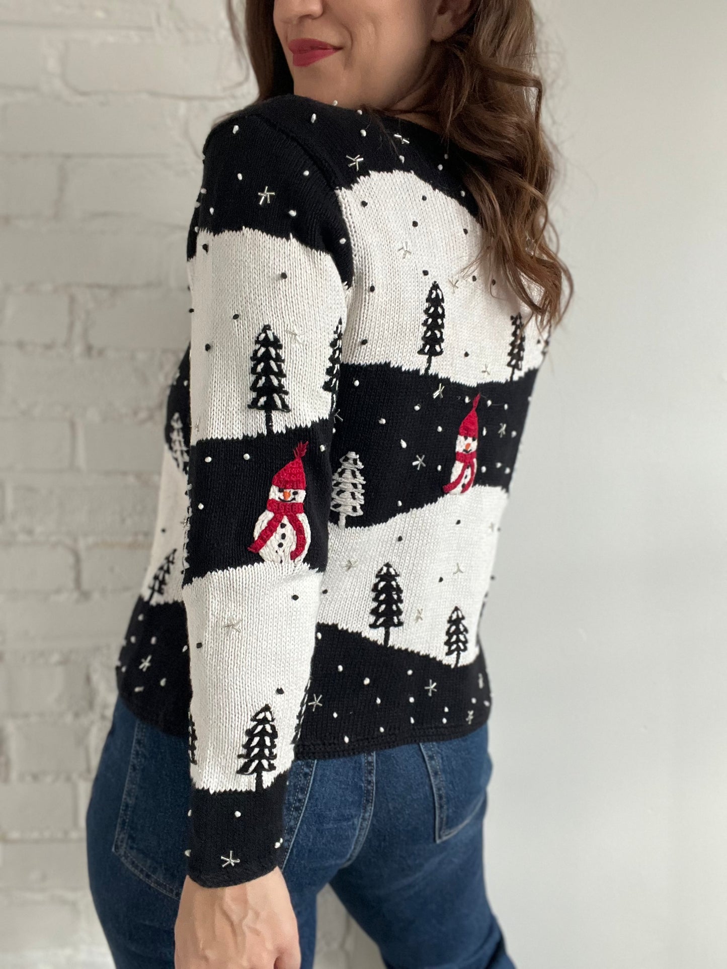 Let It Snow Holiday Sweater - S