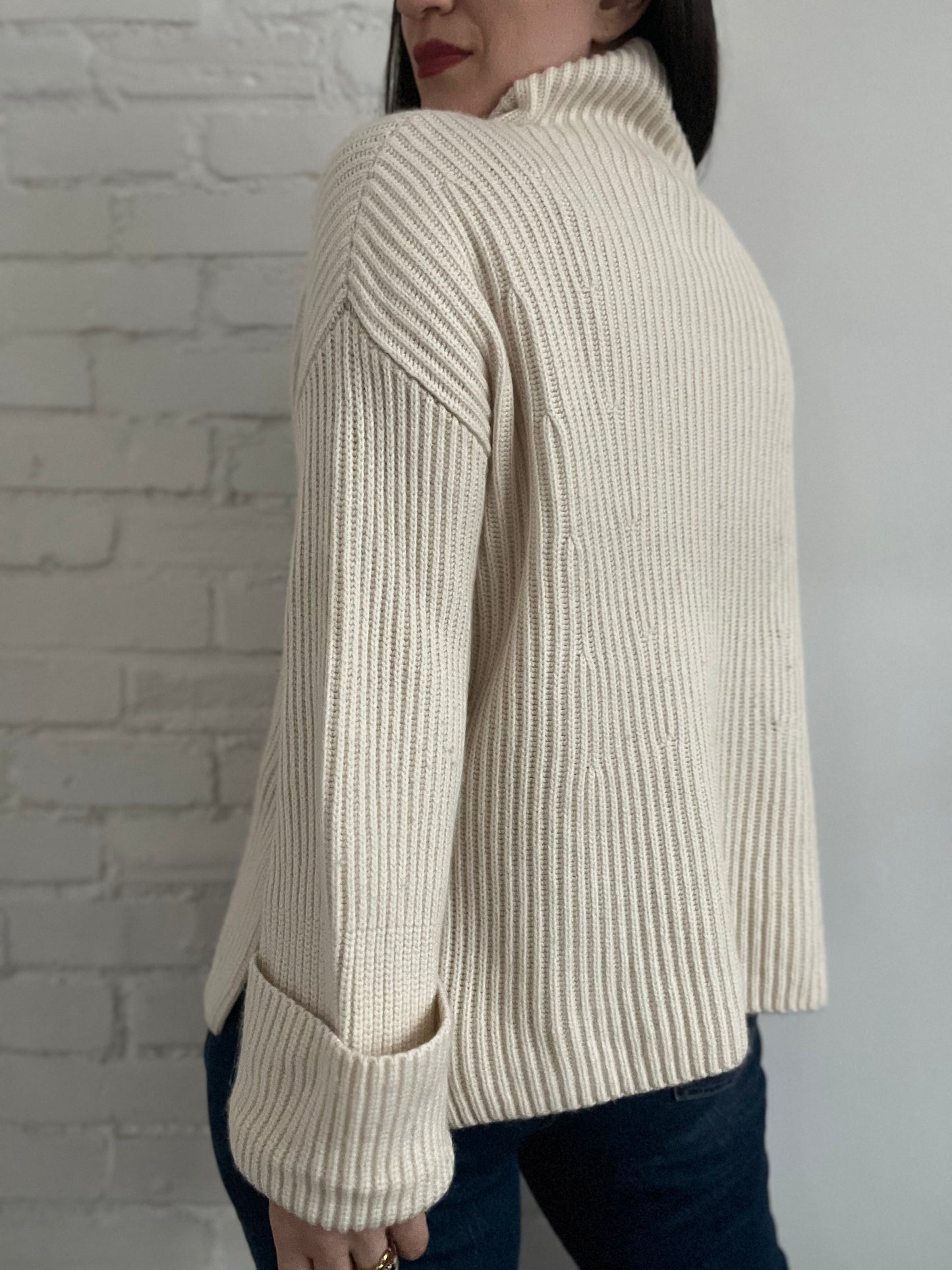 Cashmere Turtleneck Sweater - S (oversized)