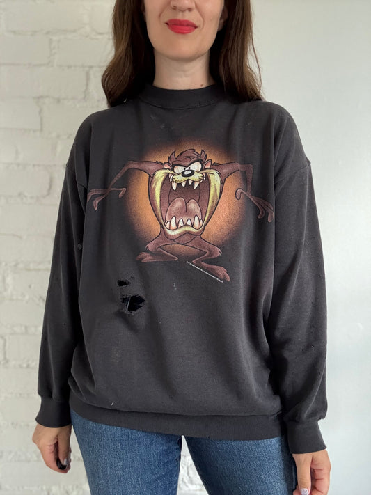 1992 Tasmanian Devil Crewneck  - Size L/XL