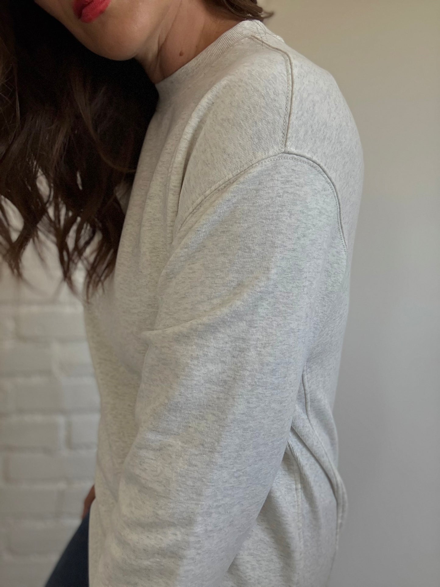 Athleta Forever Fleece Crewneck - Size XS (oversized)