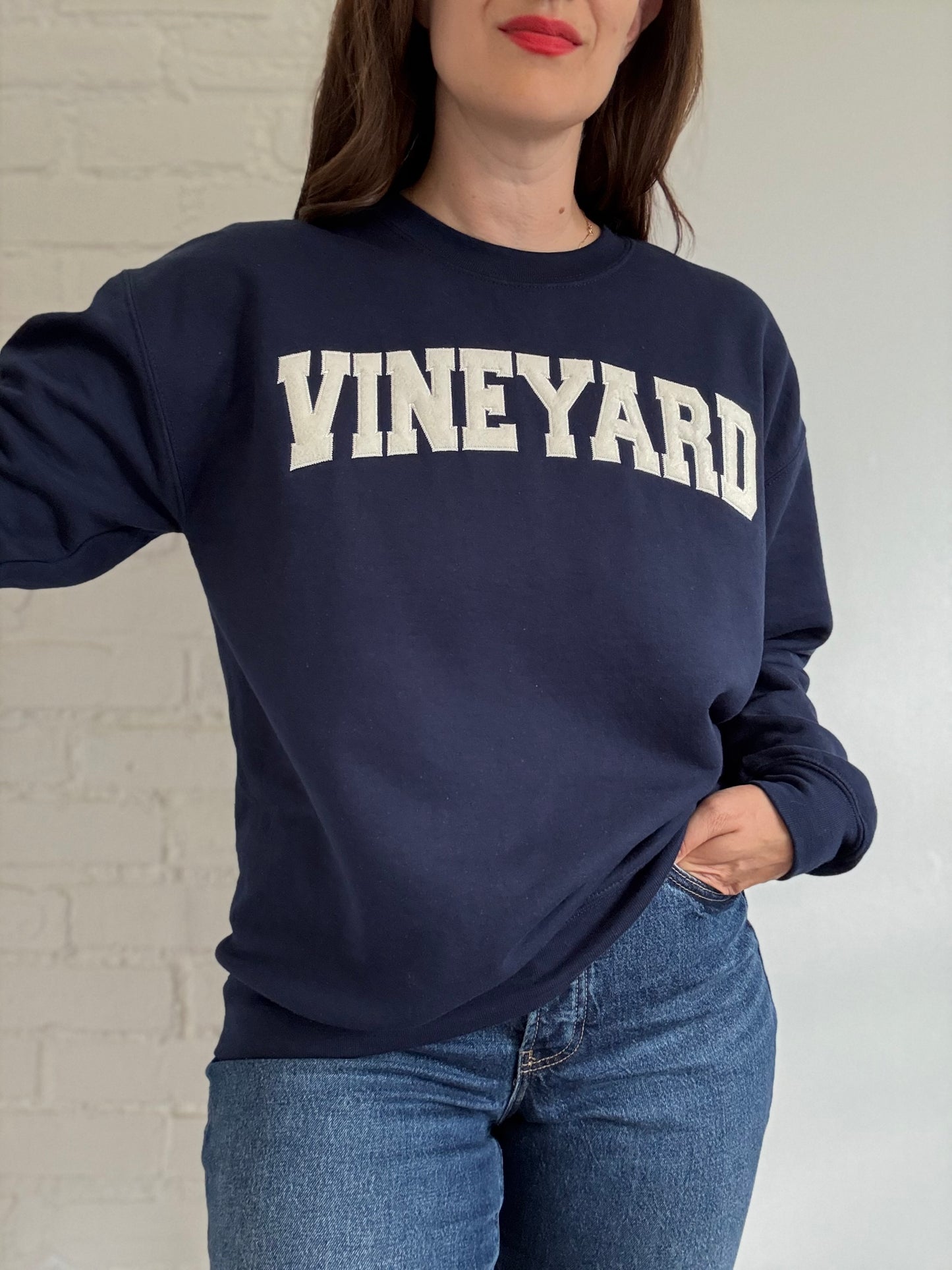 Vintage Vinyard Crewneck Sweater - Size M/L