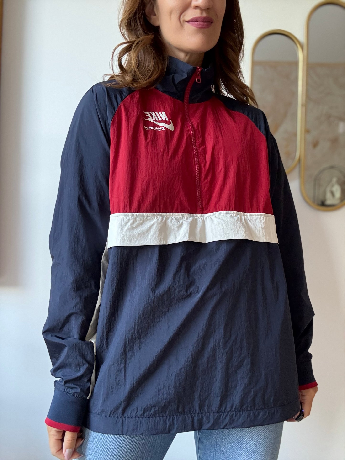 Nike Archive Half-Zip Windbreaker - Size M (Mens)