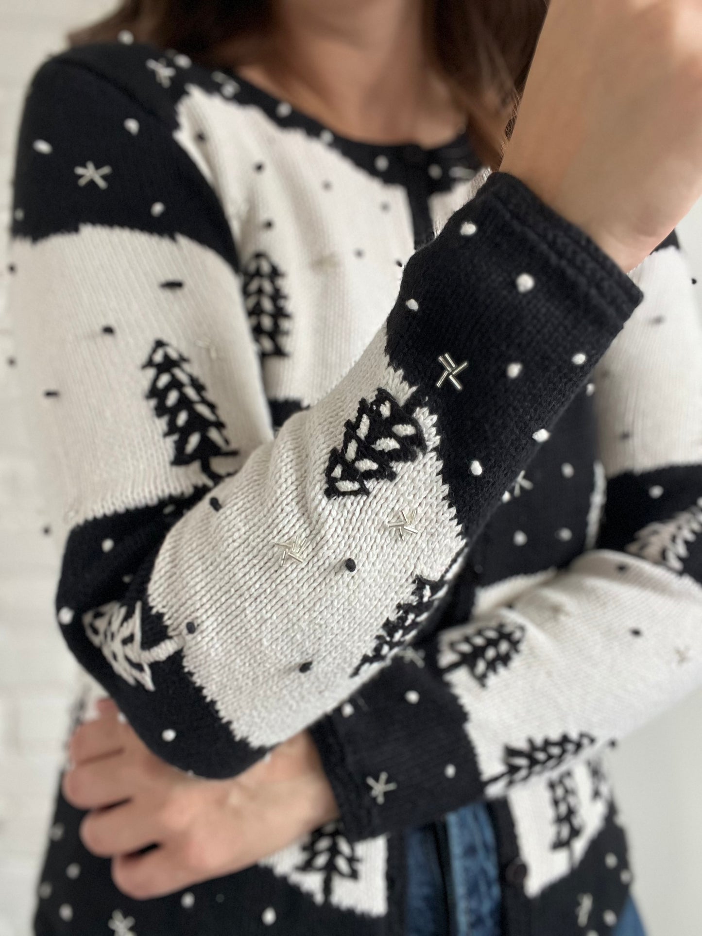 Let It Snow Holiday Sweater - S