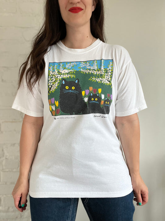 1996 Maud Lewis "Three Black Cats" - Size M Unisex