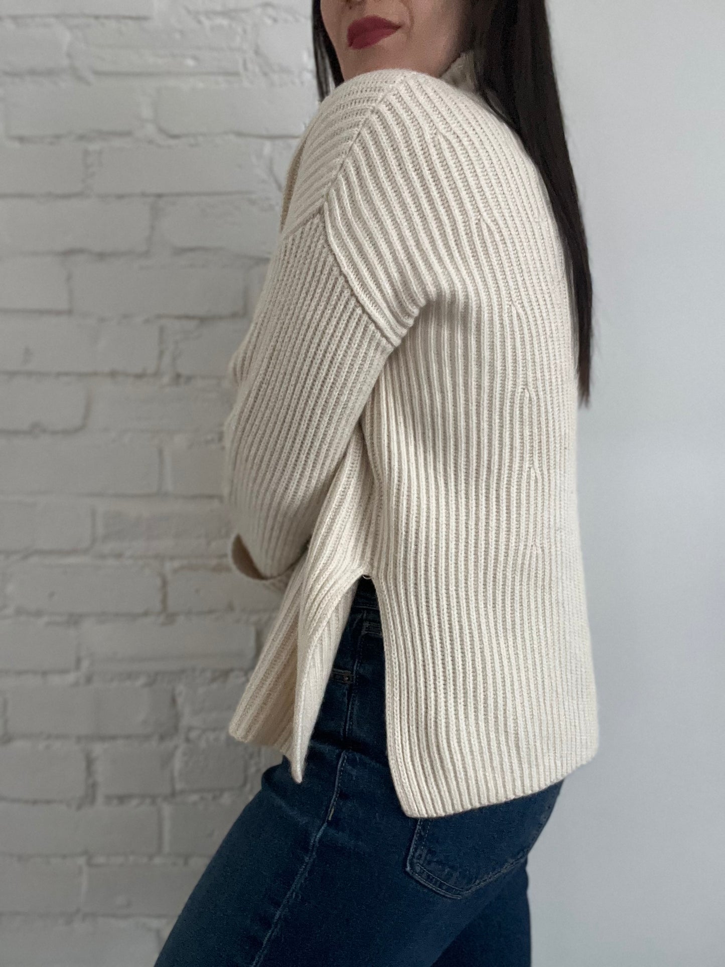 Cashmere Turtleneck Sweater - S (oversized)