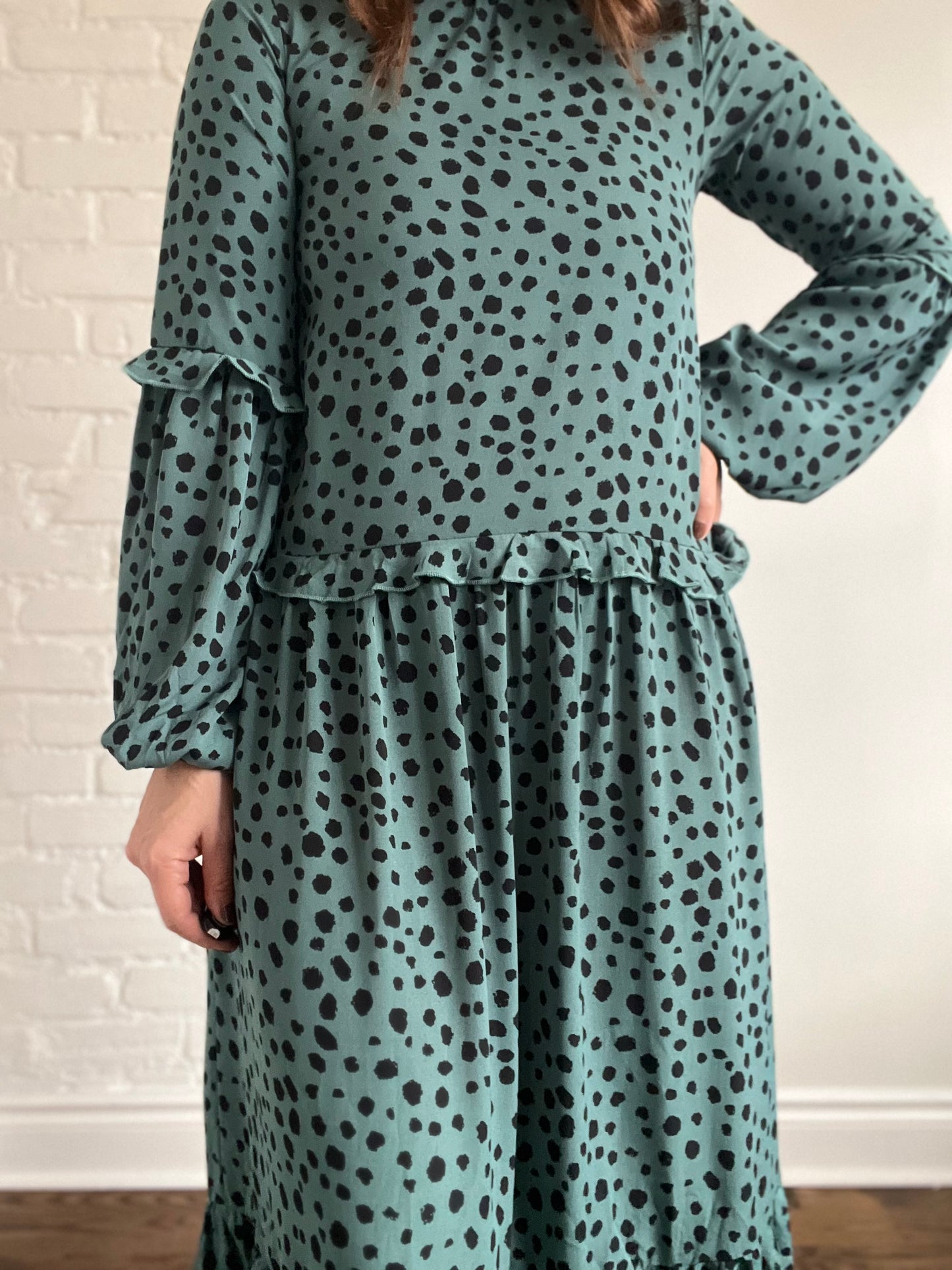 Dalmation Mock Oversized Dress - Sz. 6