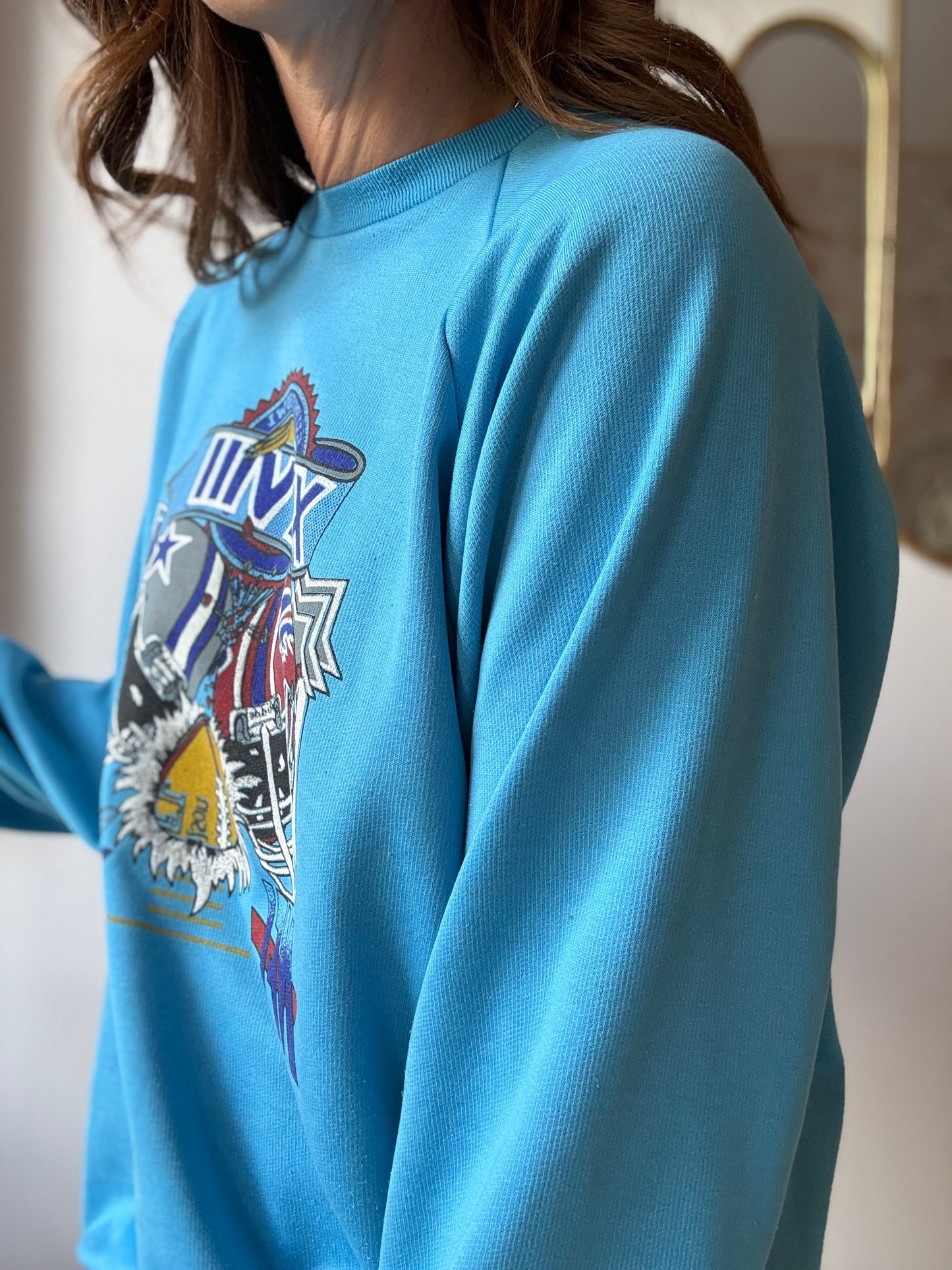 Vintage Buffalo Bills vs. Dallas Cowboys Sweatshirt - Size L