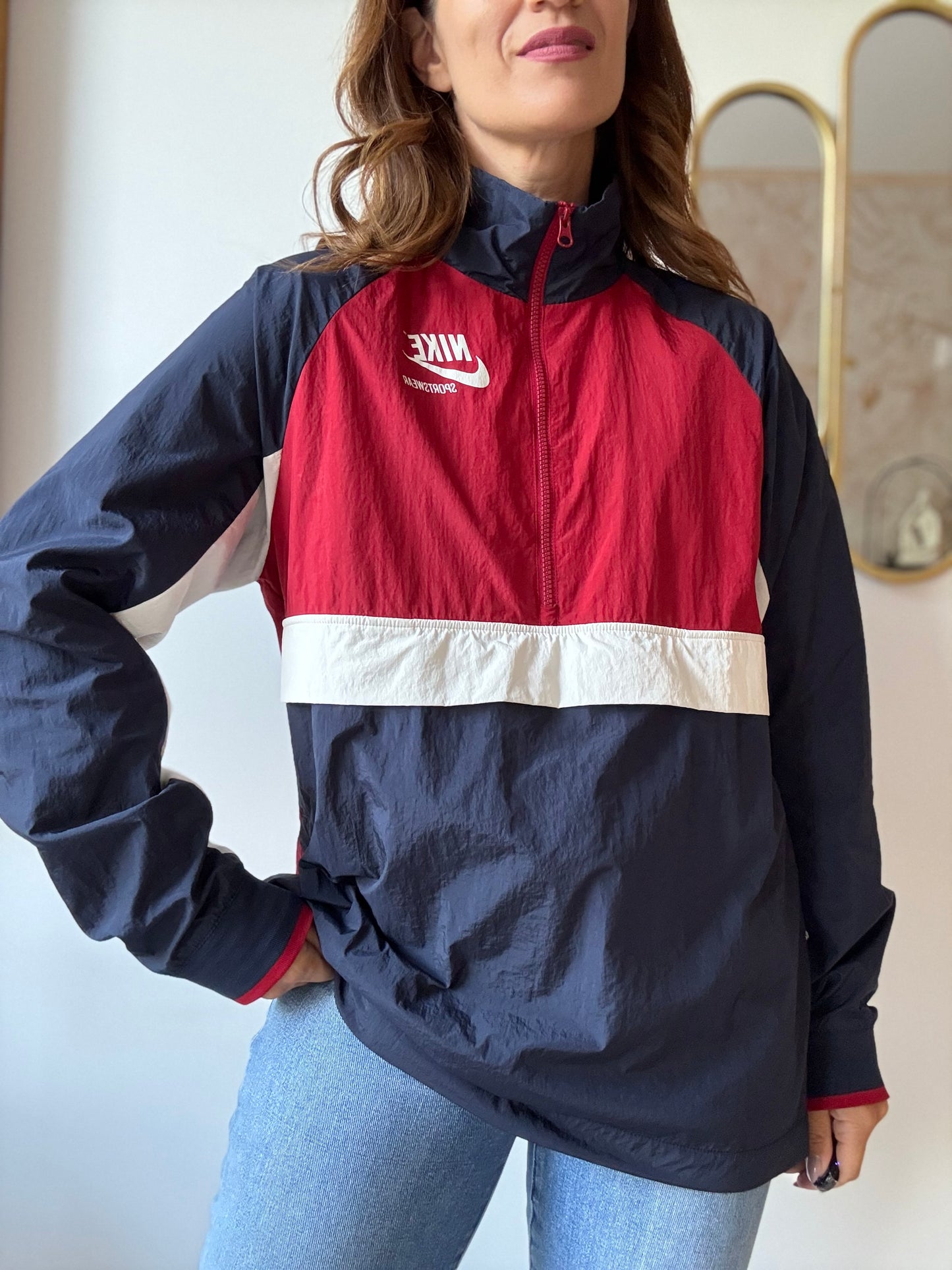 Nike Archive Half-Zip Windbreaker - Size M (Mens)