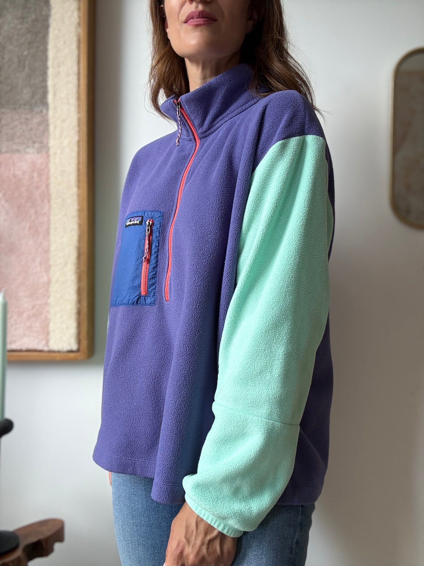 Patagonia Microdini 1/2 Zip Fleece - Size L