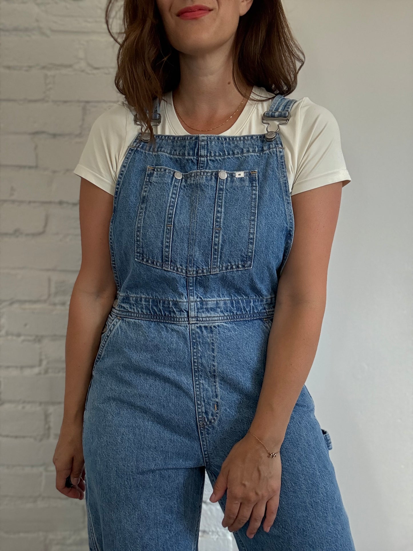 Sunday Best Utility Denim Overalls - Size M