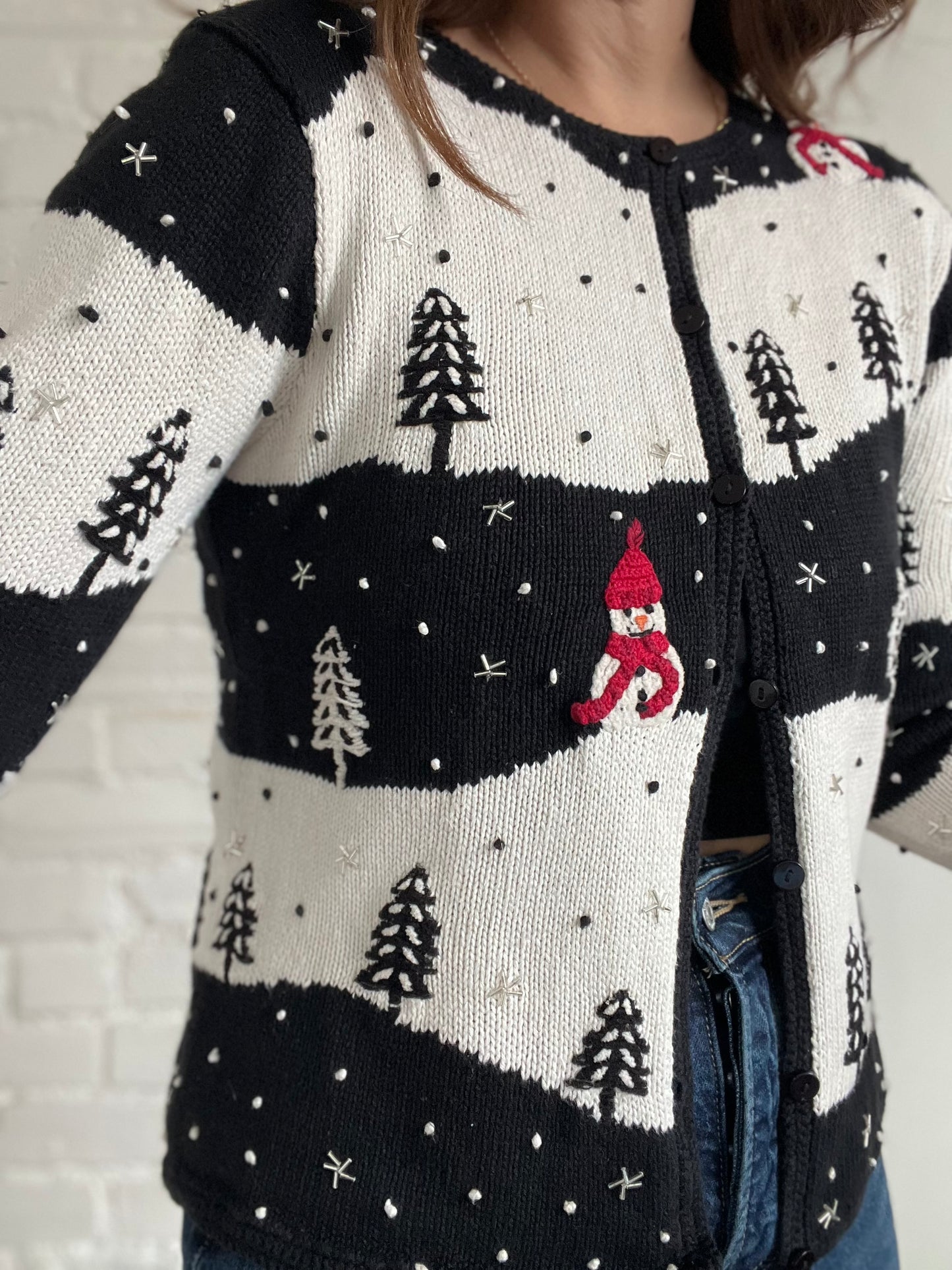 Let It Snow Holiday Sweater - S