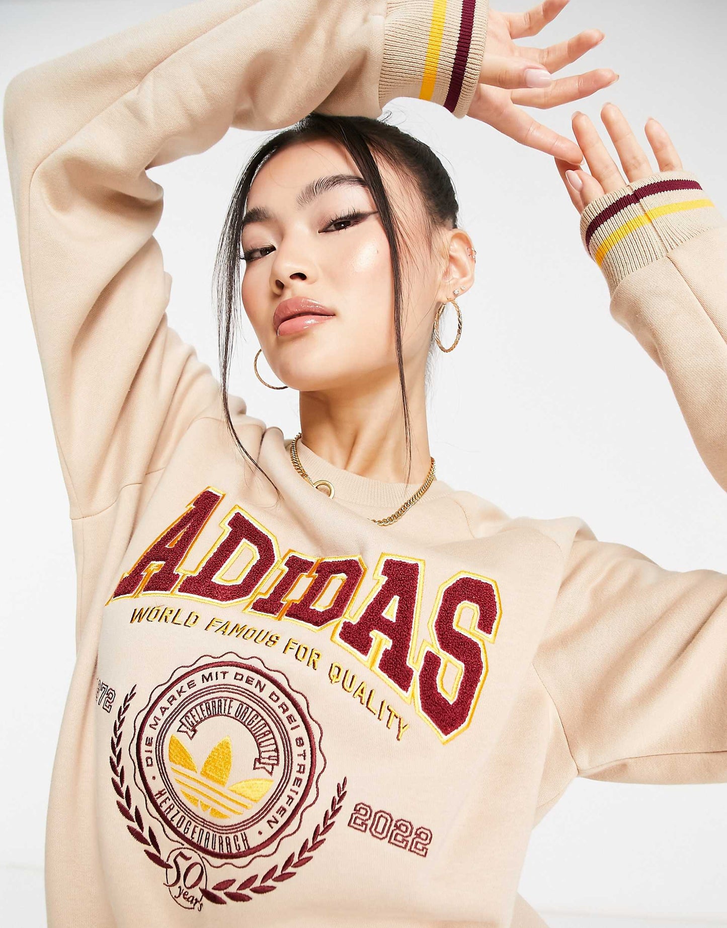 Adidas Originals Varsity Sweatshirt - Size S (Mens)