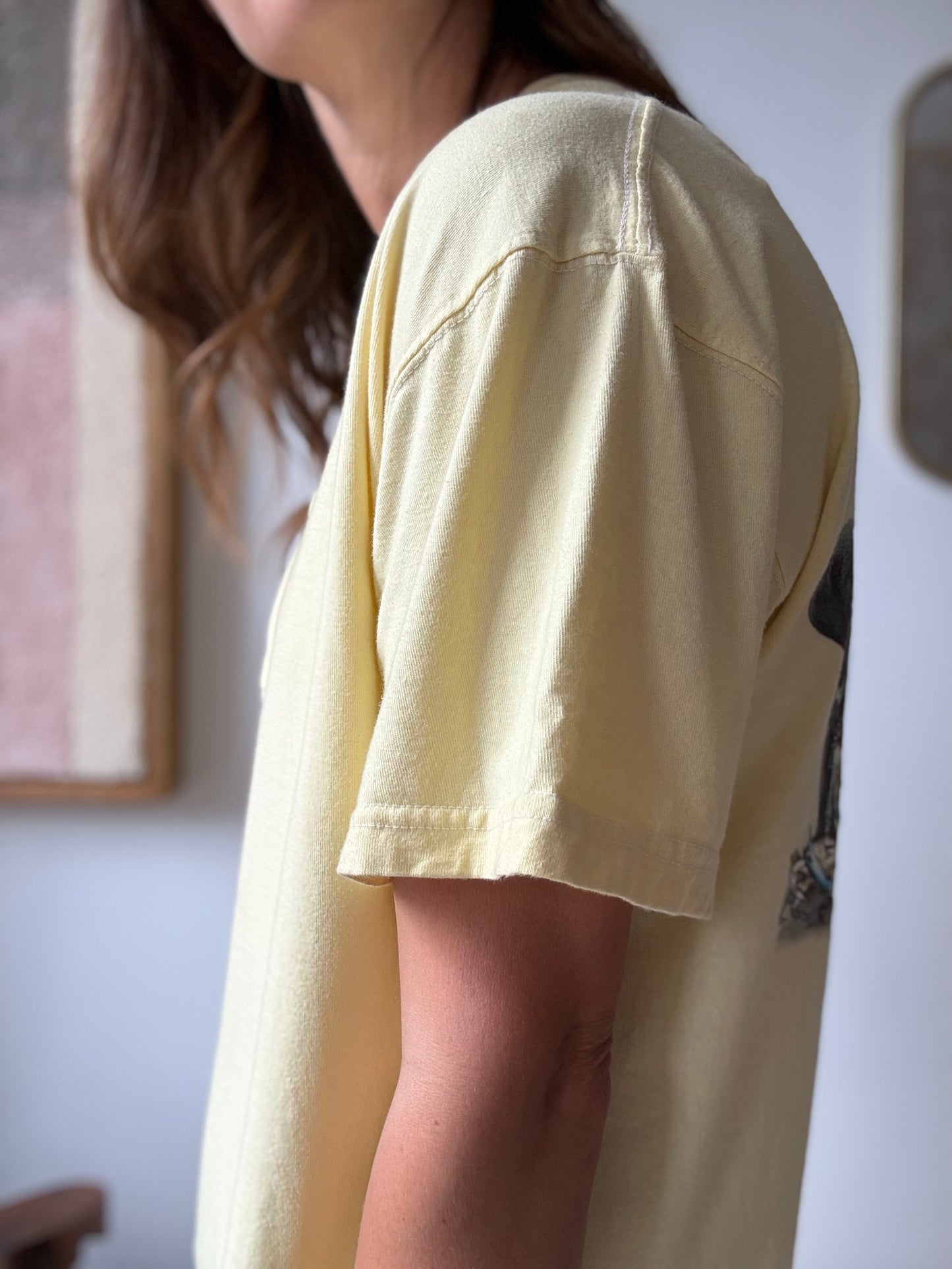Crabs & Labs Yellow T-Shirt - Size L (Unisex)