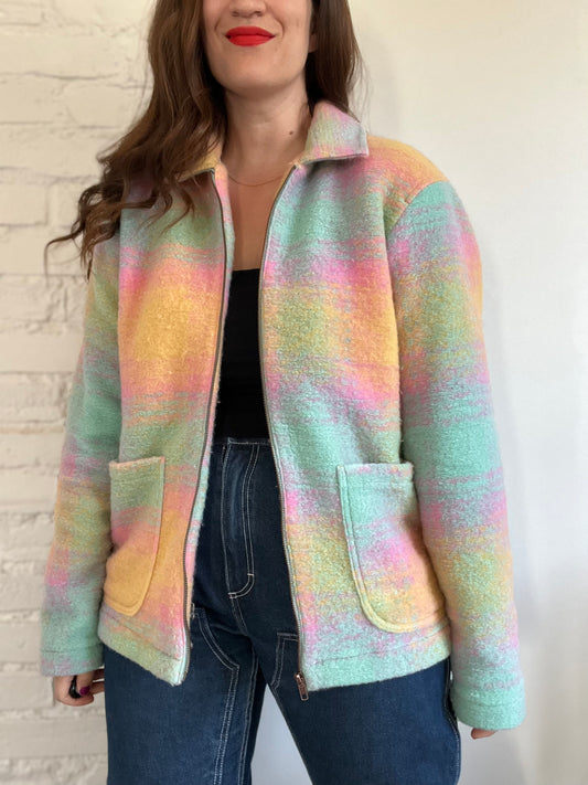 Rainbow Wool Jacket - M/L