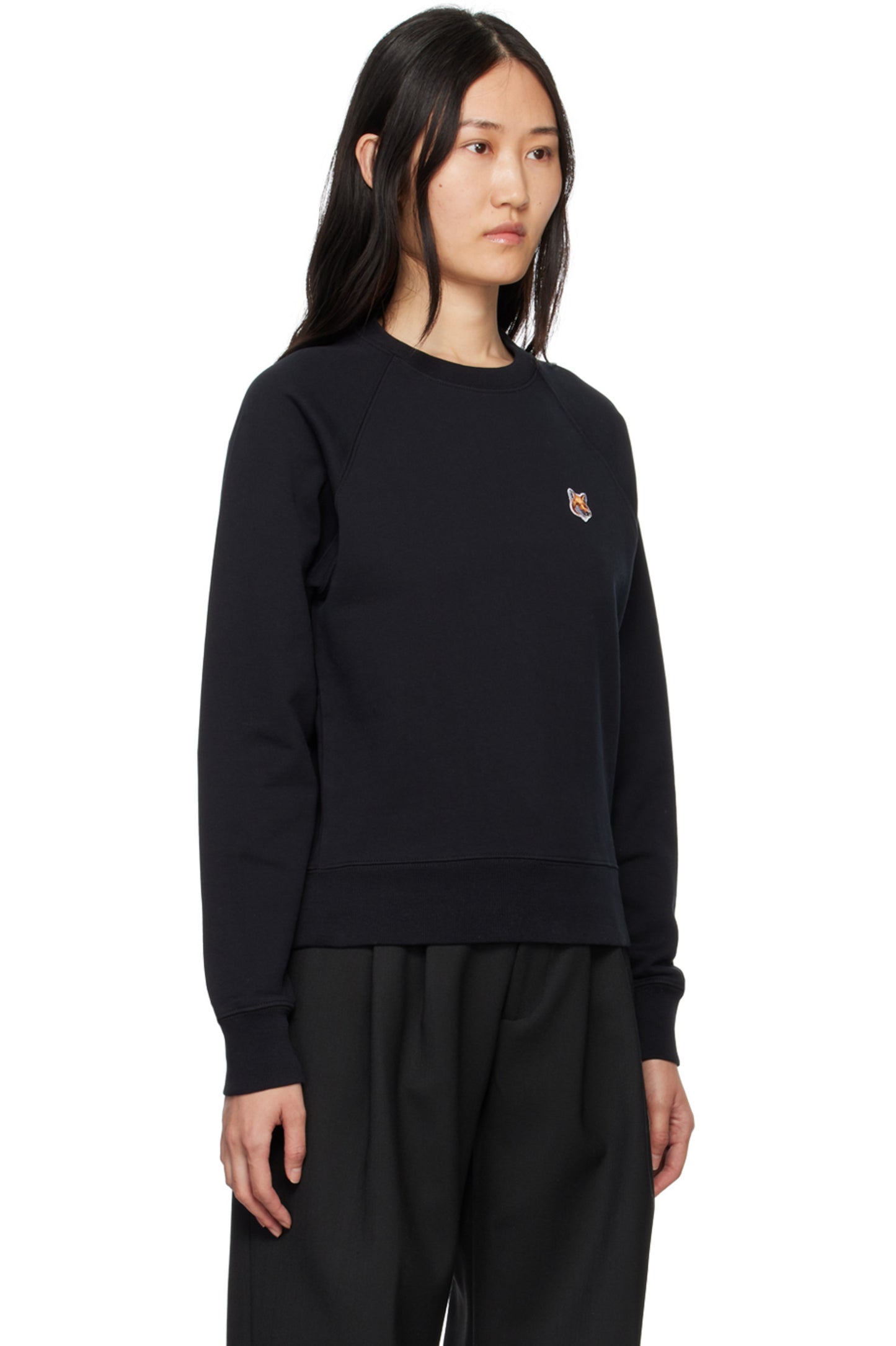Maison Kitsune Fox Head Patch Sweater - M/L