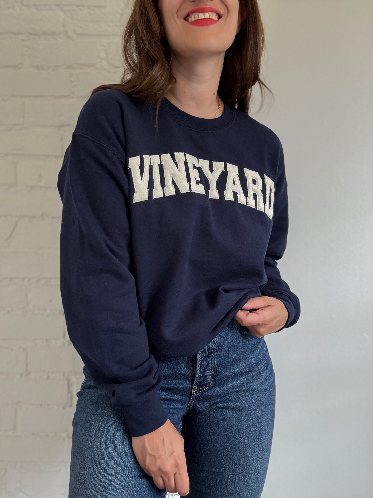 Vintage Vinyard Crewneck Sweater - Size M/L