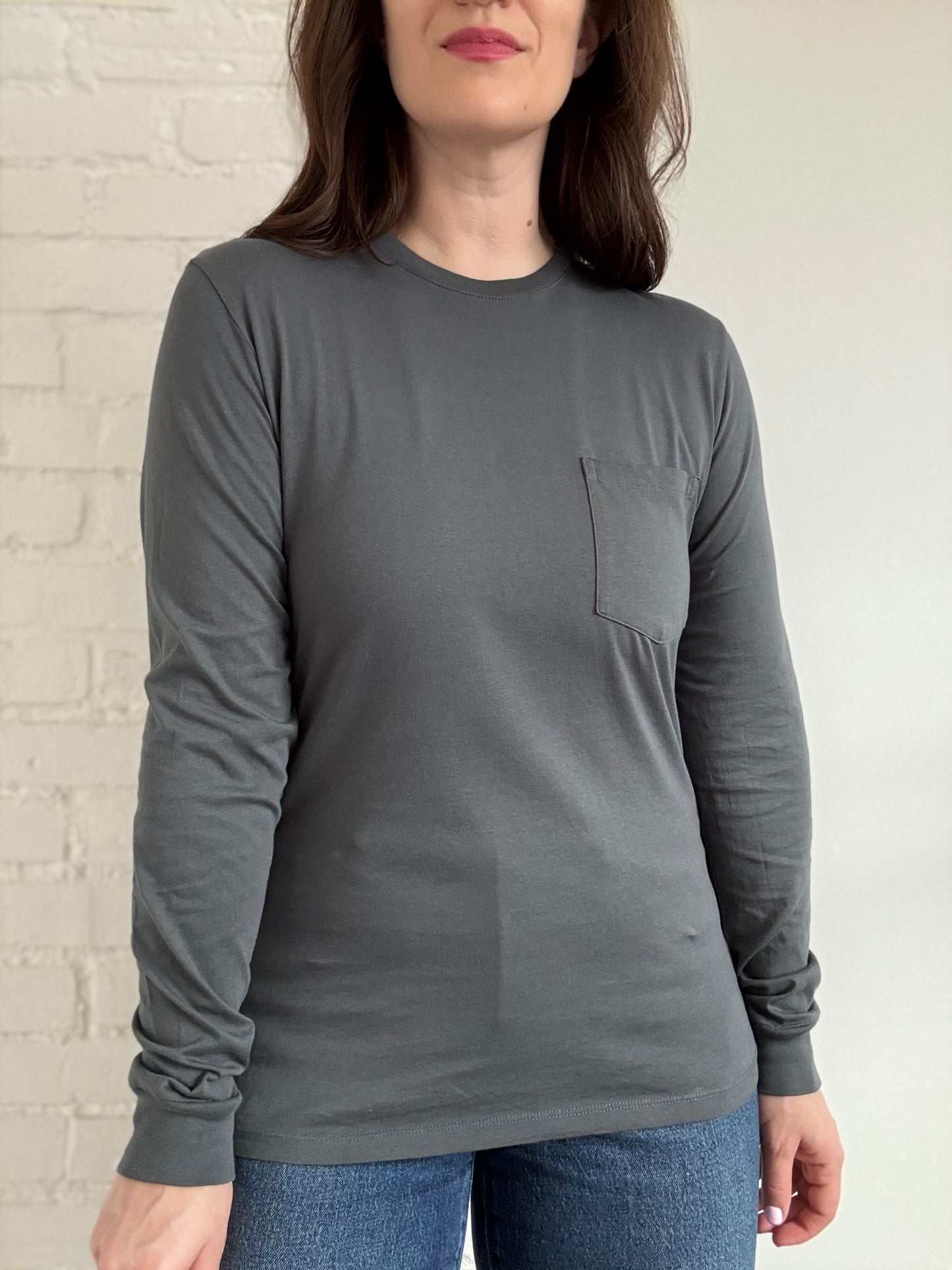 Everlane Slim Long-Sleeve - Size S