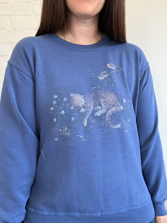 Northern Reflections Cat Sweater - Size M/L