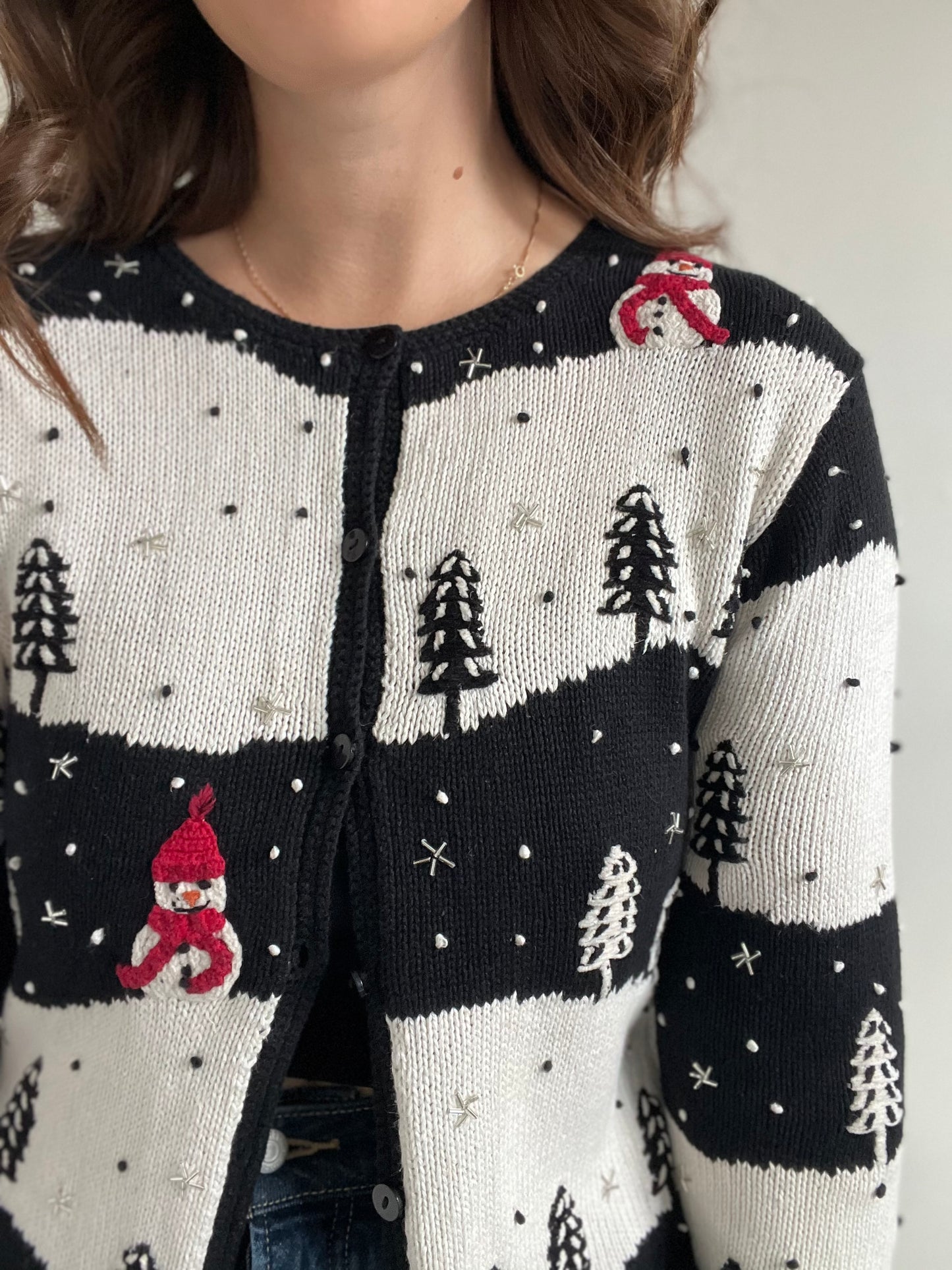 Let It Snow Holiday Sweater - S